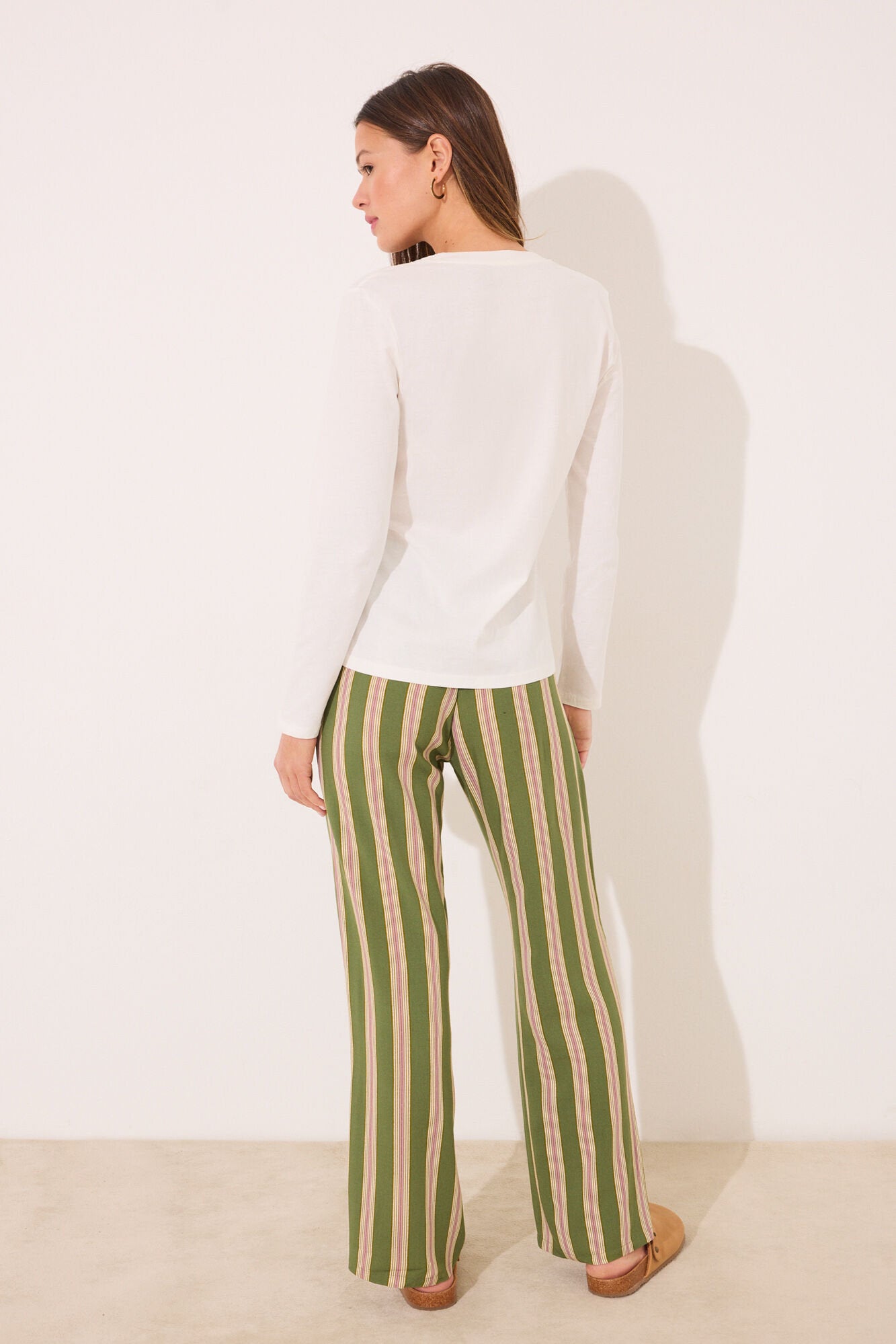 Women Secret_Striped Viscose Lounge Long Trouser_3709661_29_04