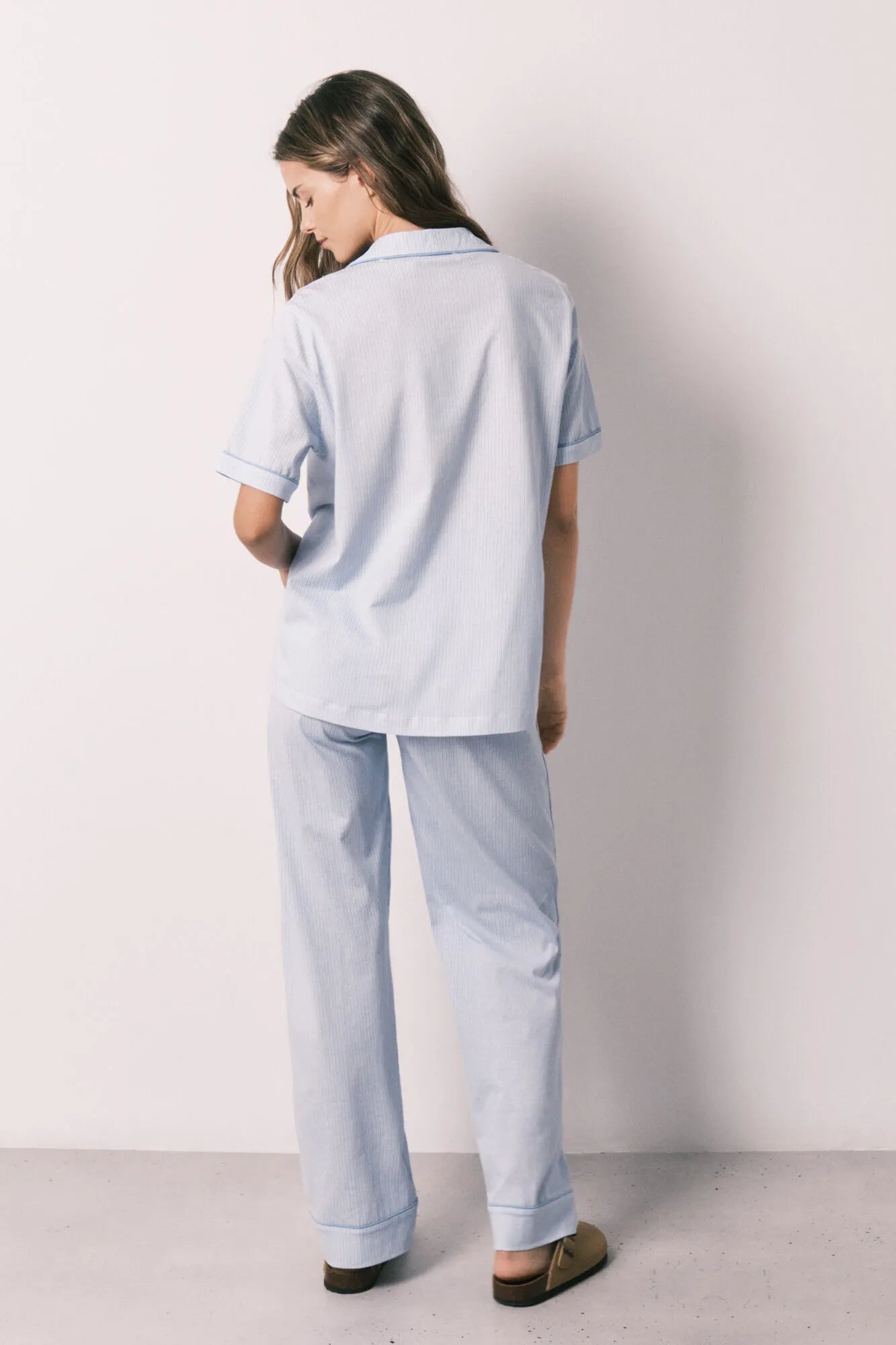 Women Secret Blue Print Women Blue 100% Cotton Printed Classic Pyjamas SKU: 3793069_19 Image 05