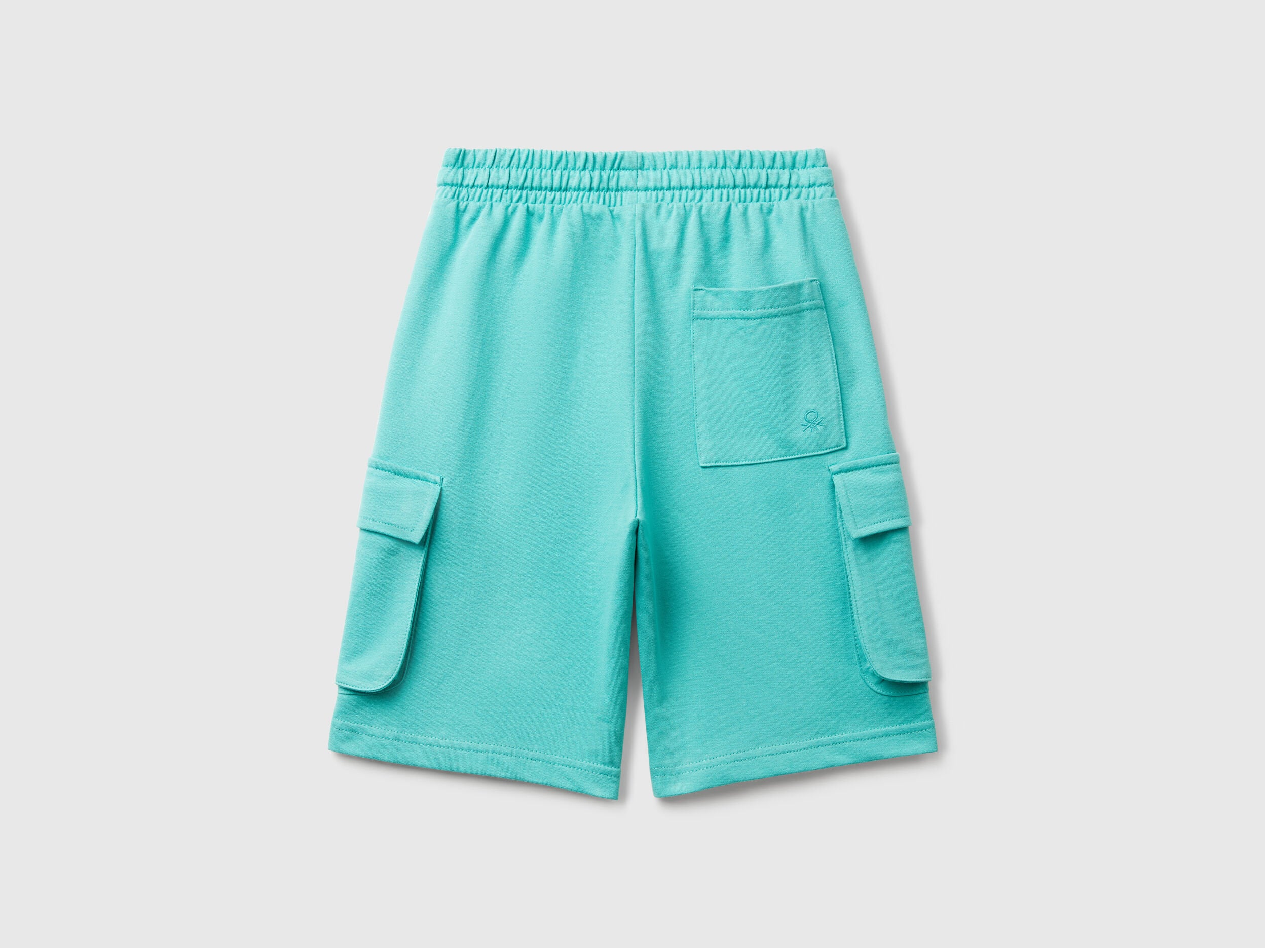 Benetton_Cargo Shorts in Light Sweat Fabric_39DJC902N_08N_02