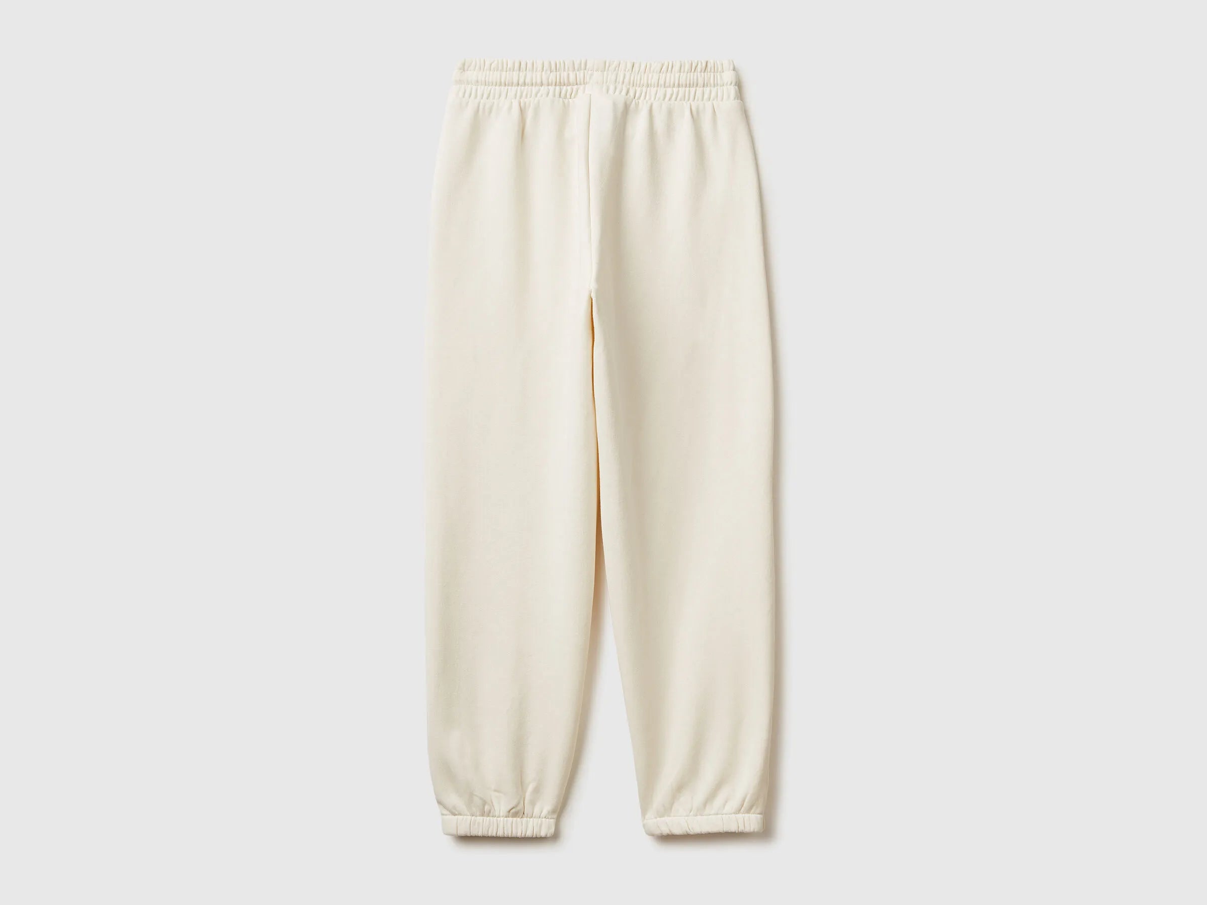 Benetton_Creamy White_Sweat Joggers with Drawstring_39M2CF05I_0R2_02