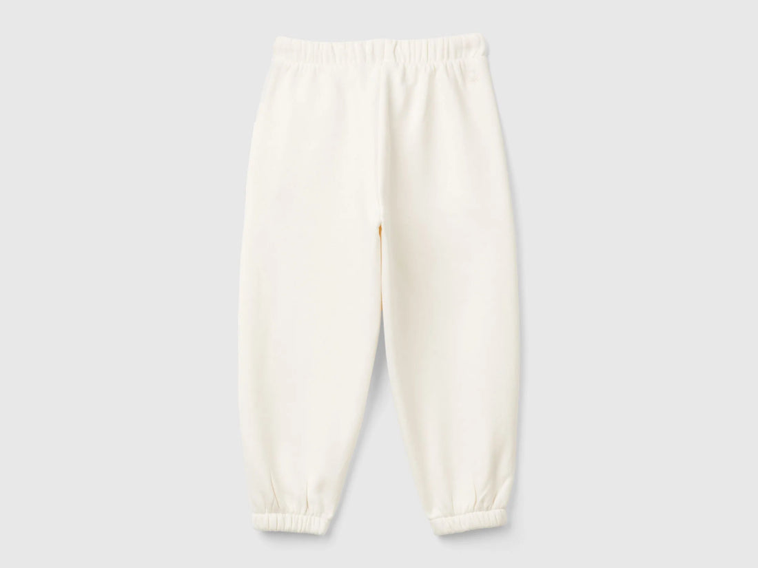 Benetton_Creamy White_Sweat Joggers with Drawstring_39M2GF04F_0R2_02