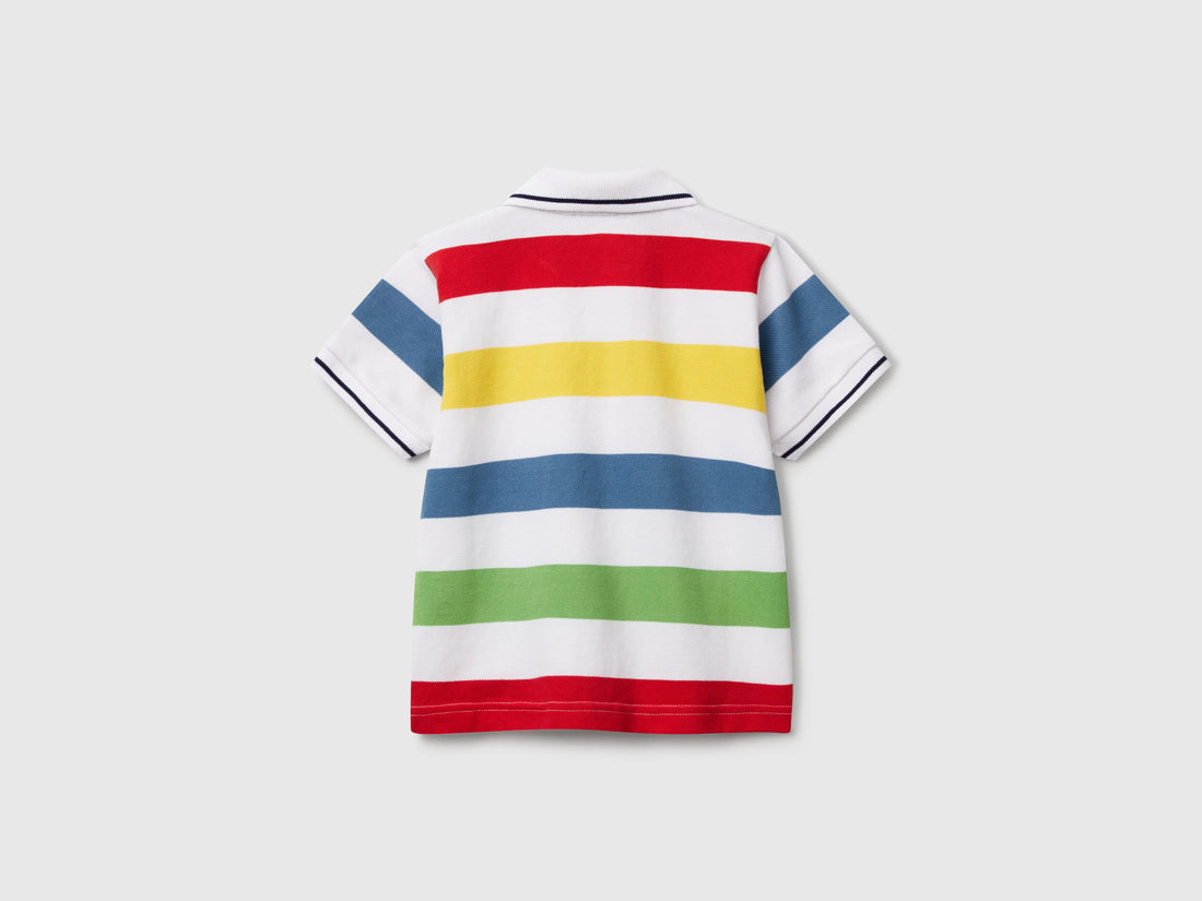 Benetton_Striped Short Sleeve Polo Shirt_39QAG300V_941_02