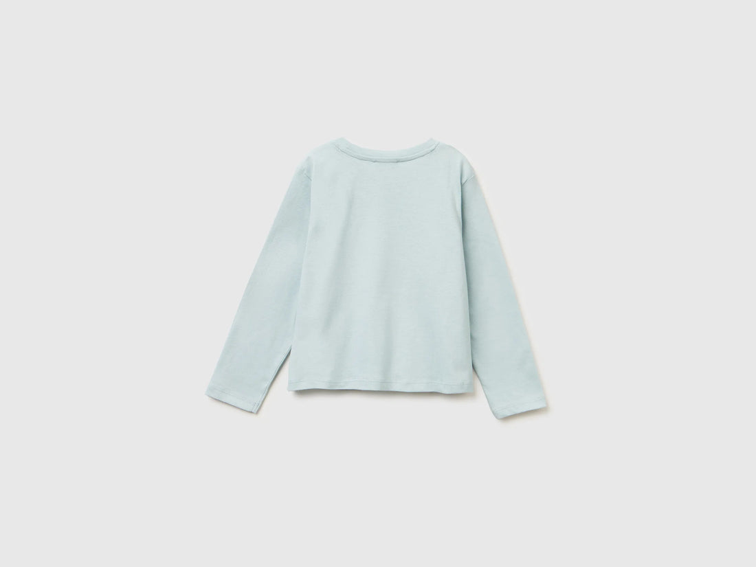 Benetton_Aqua_Cotton T-Shirt with Print_3ATNG10L9_17H_02