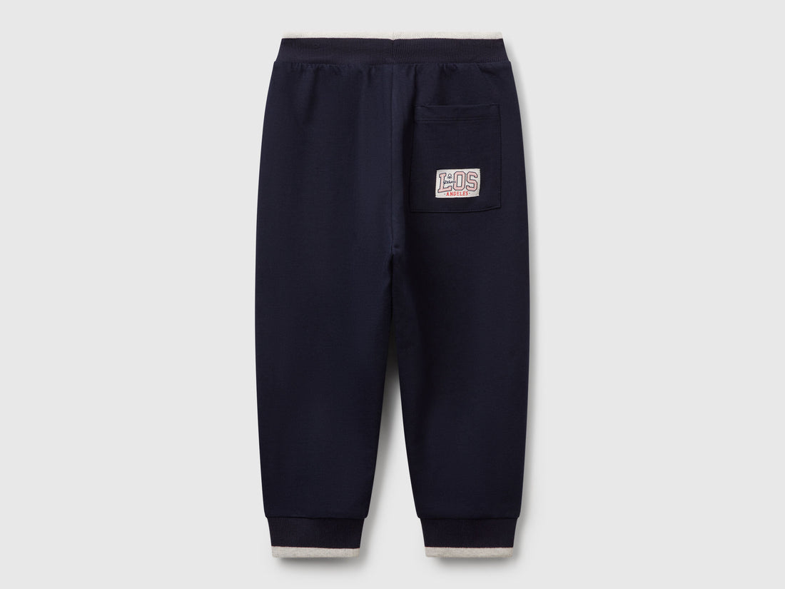 Benetton_Joggers in Lightweight Sweat_3BC1GF04O_016_02