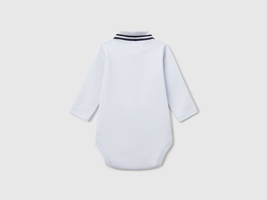 Benetton_Blue_Polo Bodysuit in Cotton_3CDIAB00F_081_02