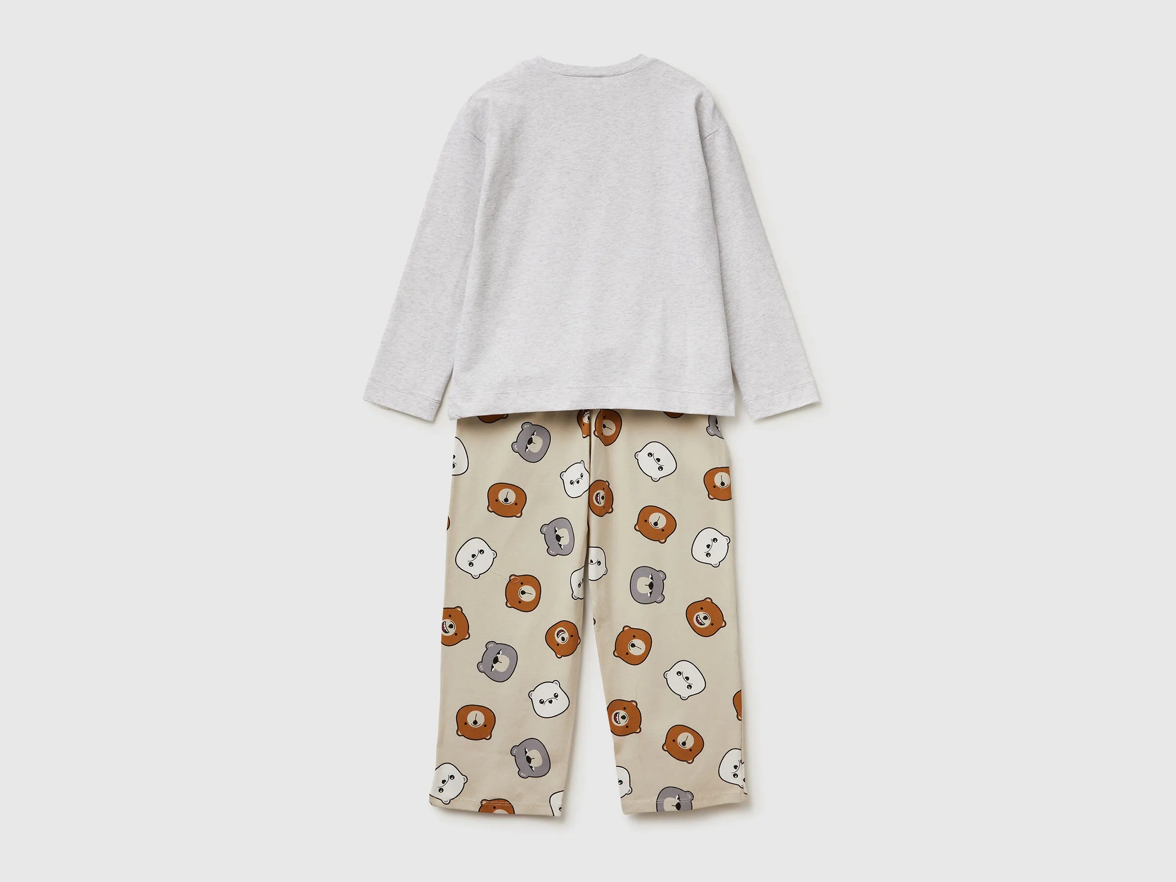 Benetton_Light Gray_Pyjamas with Animal Print_3DKE0P09P_506_02