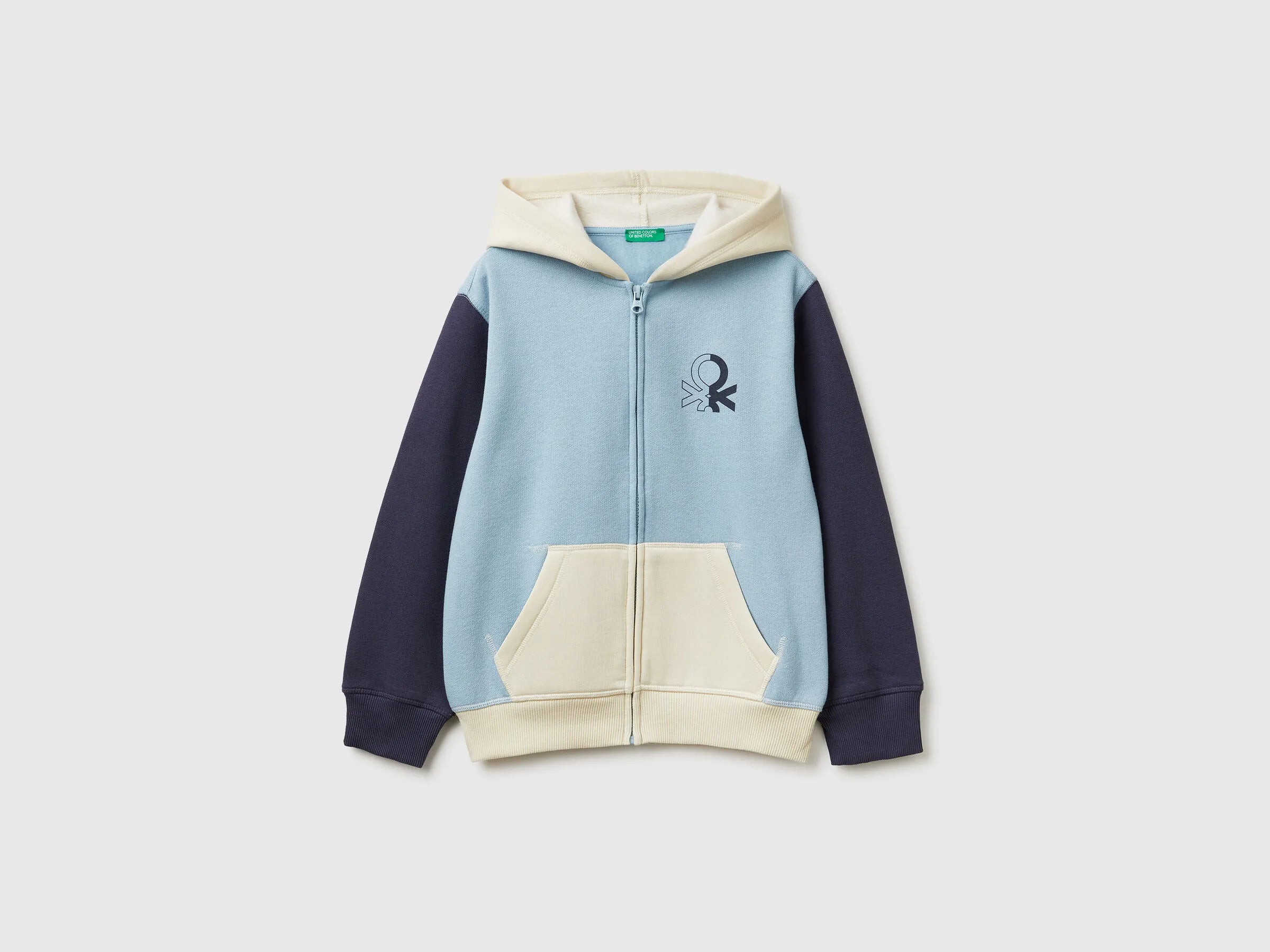 Benetton_Light Blue_Warm Hoodie_3EB5C505L_902_01