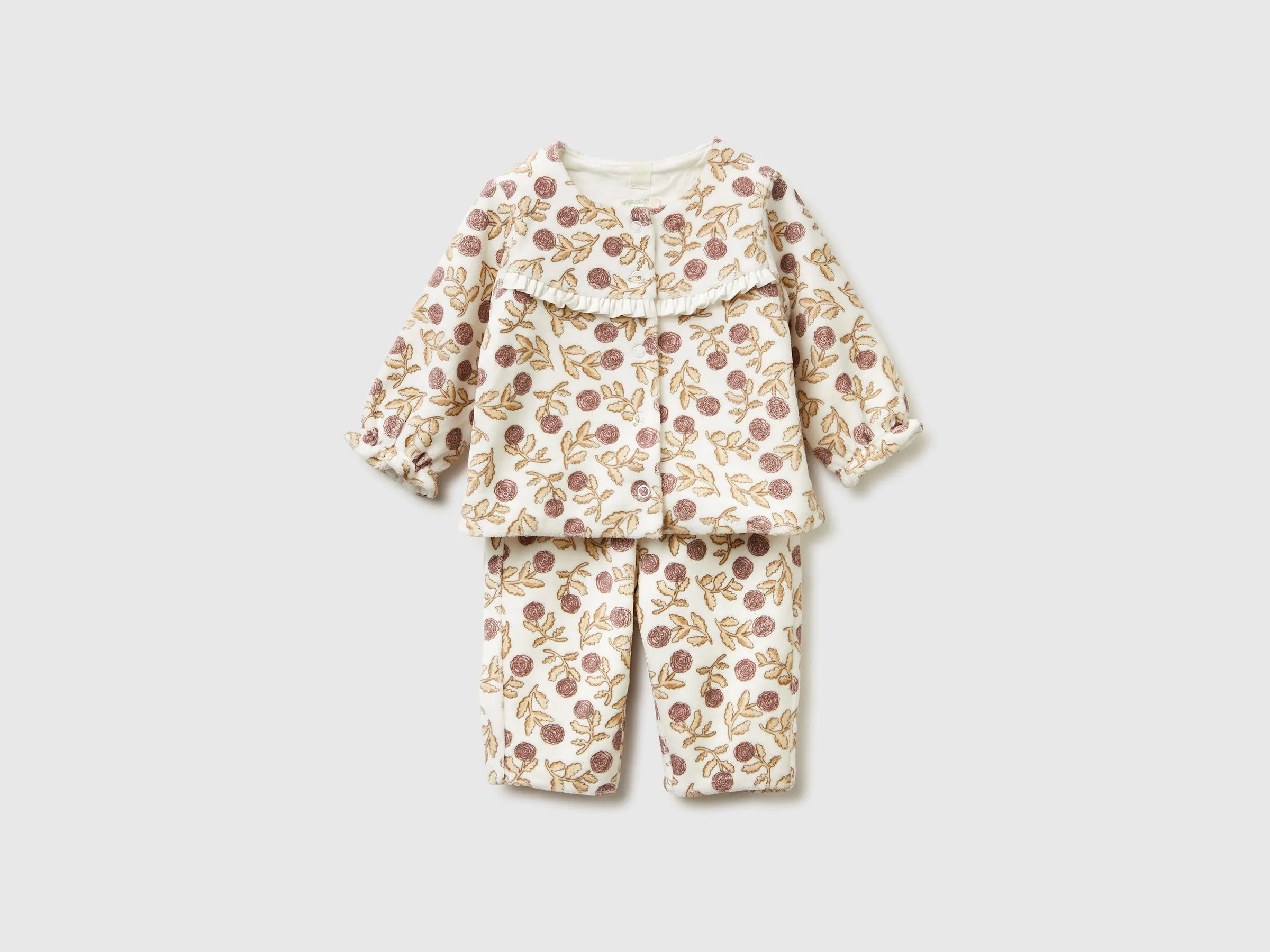 Benetton_White_Floral Set in Chenille_3EOAAK01E_71P_01