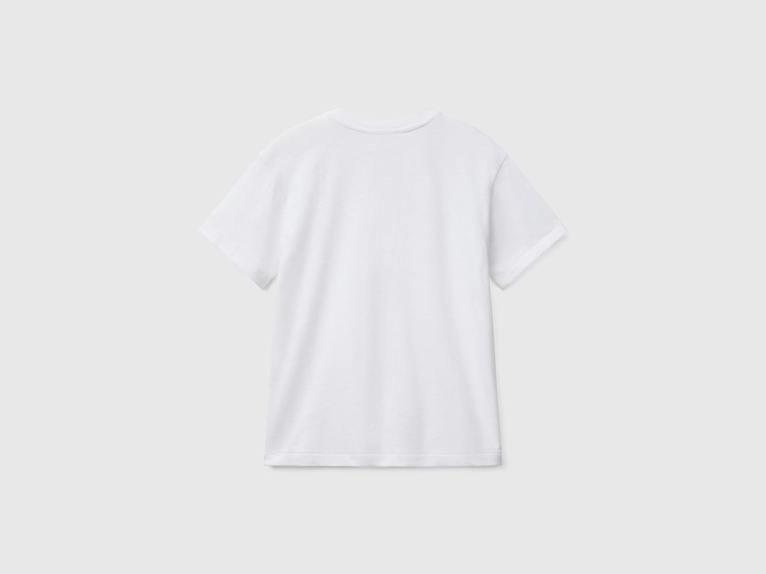 Benetton_T-Shirt with Henley Neck_3F4JC10NN_101_02