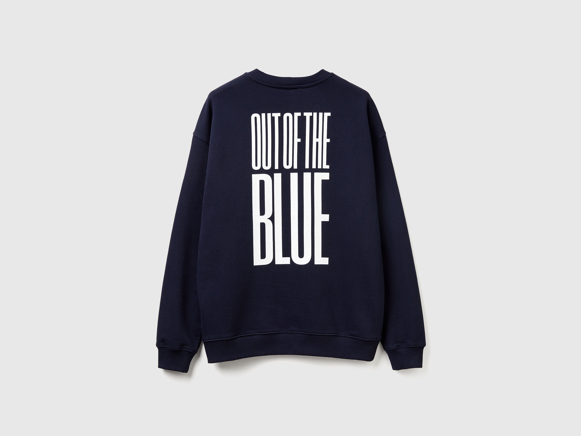 Benetton_Dark Blue_Relaxed Fit Sweatshirt with Print_3FWYU10AZ_3C1_06