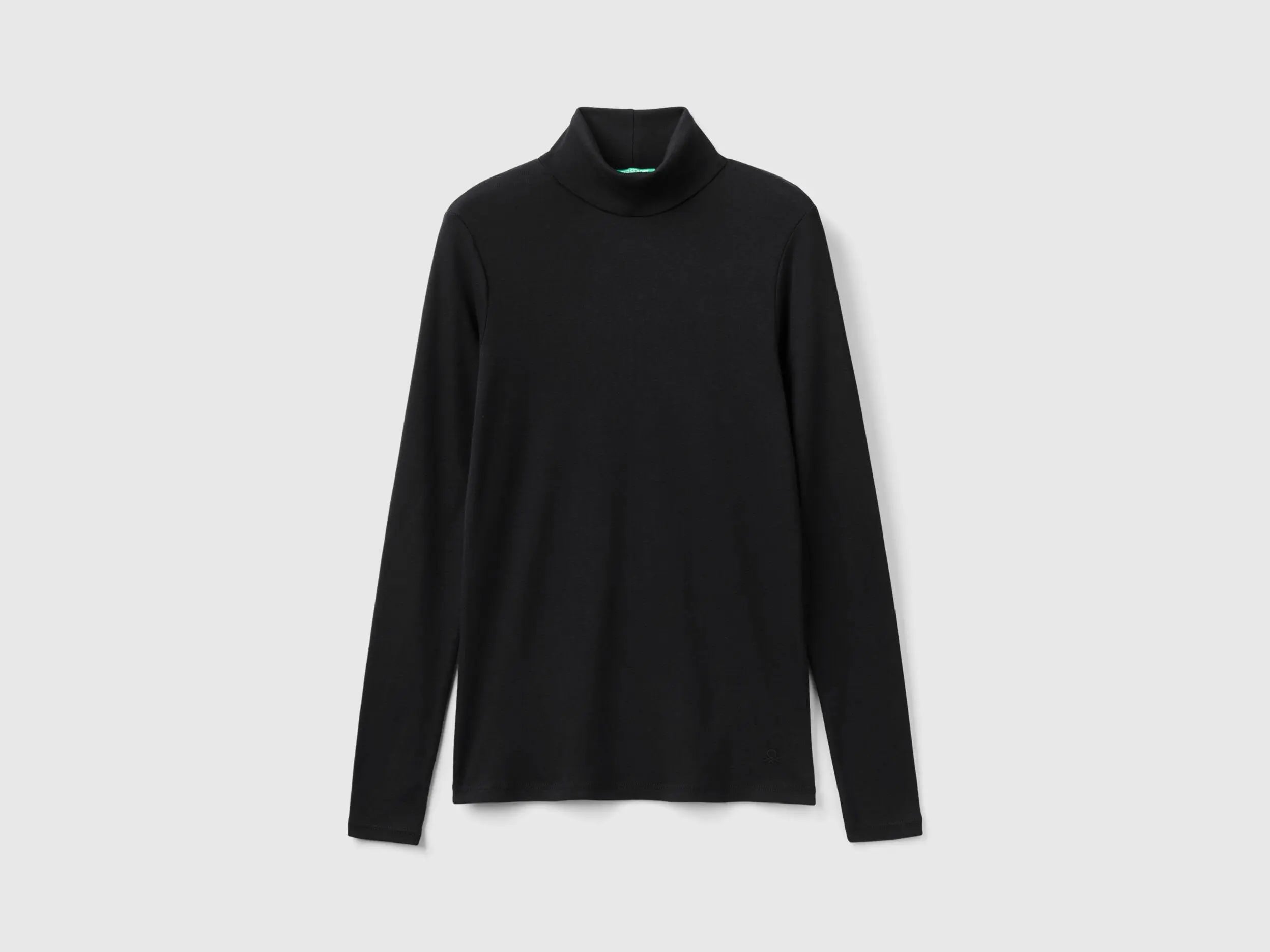 Long Sleeve T-Shirt With High Neck_3GA2E2224_100_03