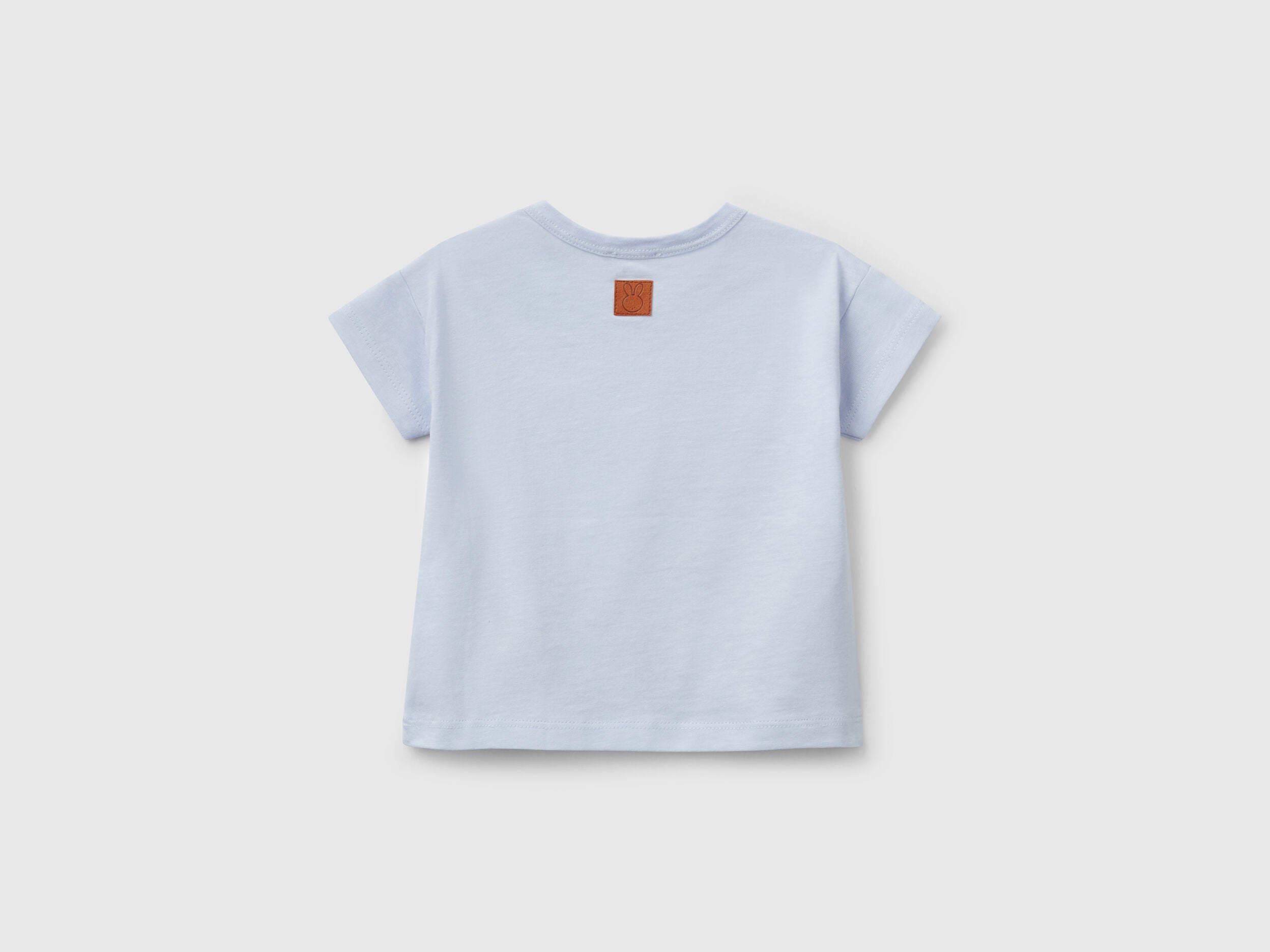 Benetton_Boxy Fit T-Shirt with Print_3I1XA105R_081_02