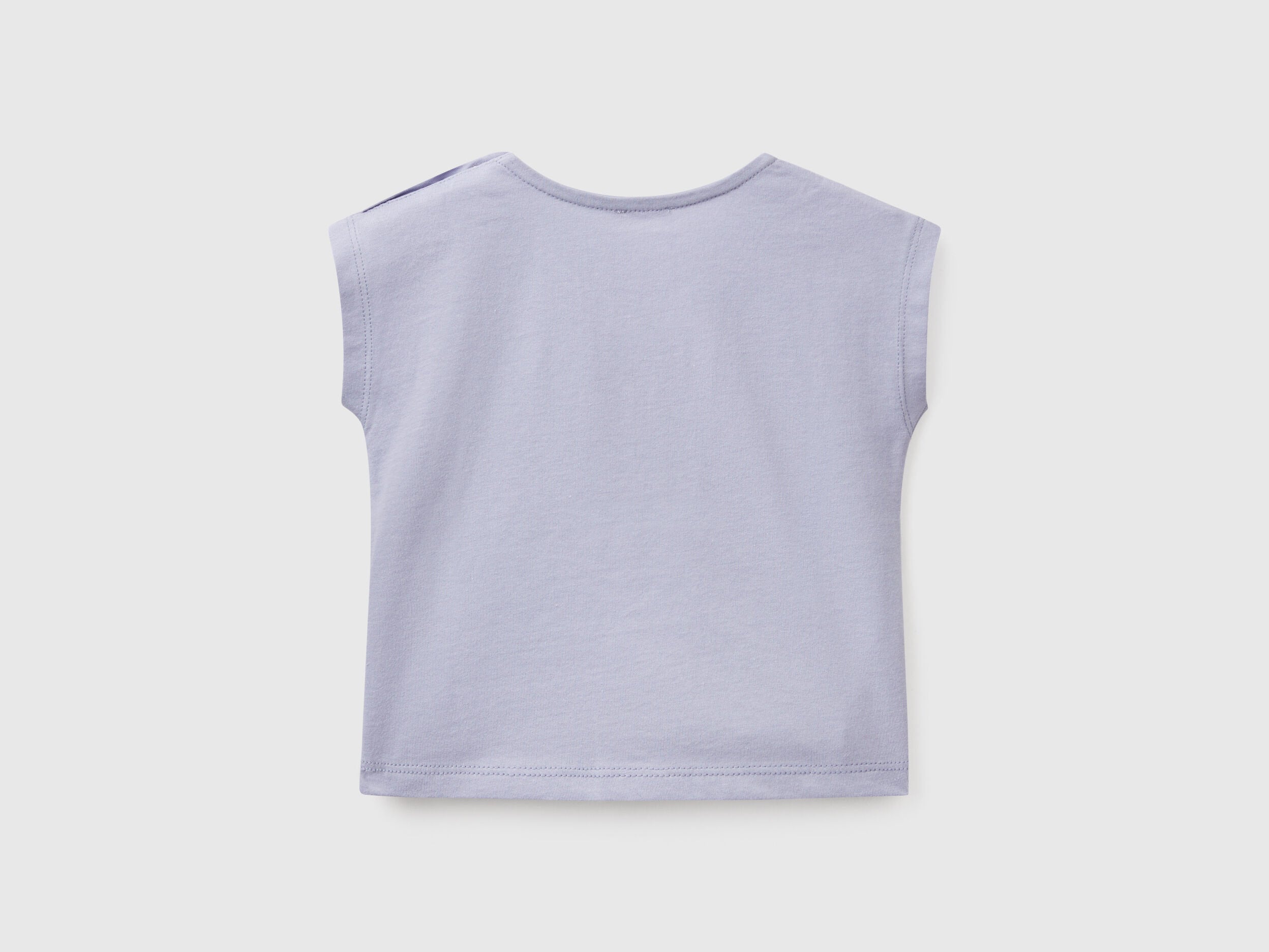 Benetton_Boxy Fit T-Shirt in Organic Cotton_3I1XA105X_2M2_02