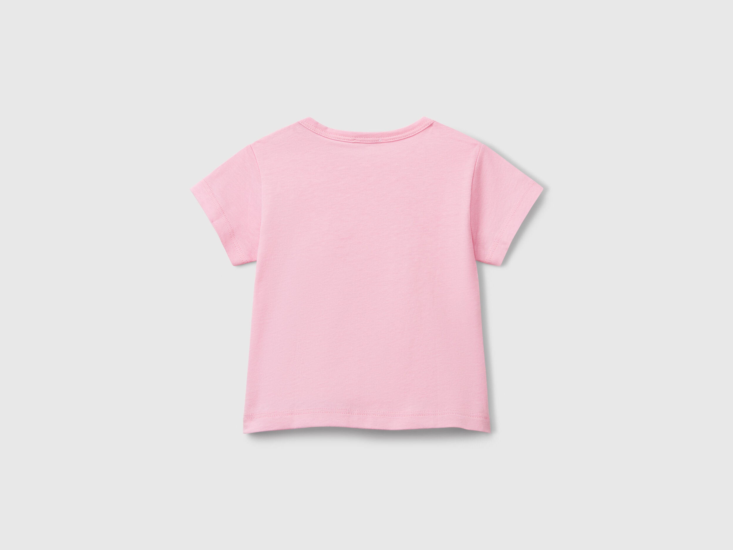 Benetton_Short Sleeve T-Shirt with Print_3I1XA1069_34Q_02