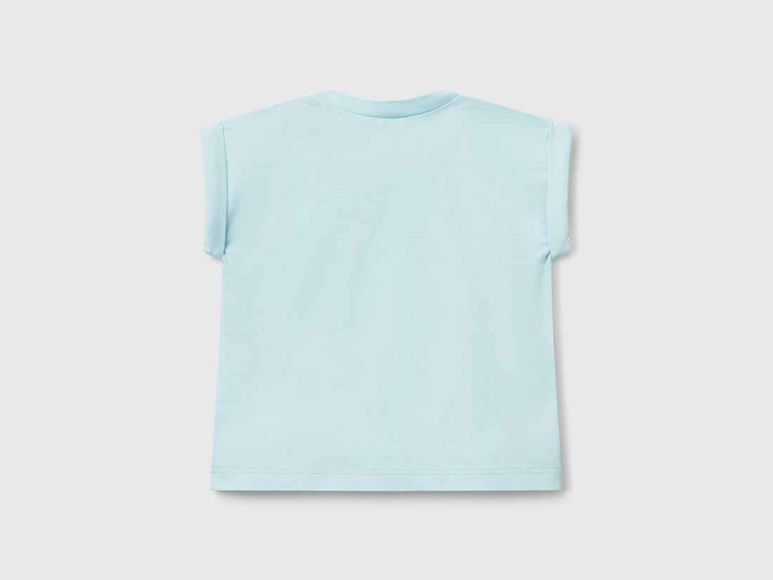 Benetton_Short Sleeve T-Shirt with Print_3I1XA106A_21J_02
