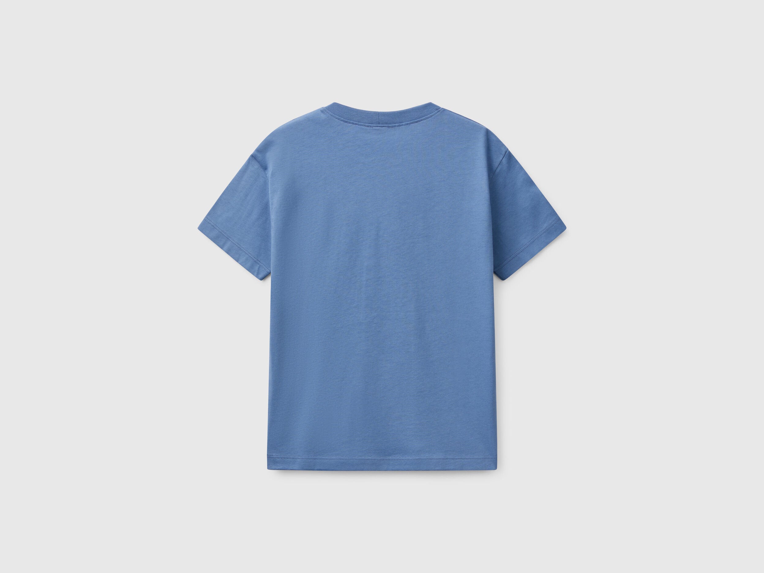 Benetton_Short Sleeve T-Shirt in 100% Cotton_3I1XC10N3_11W_02