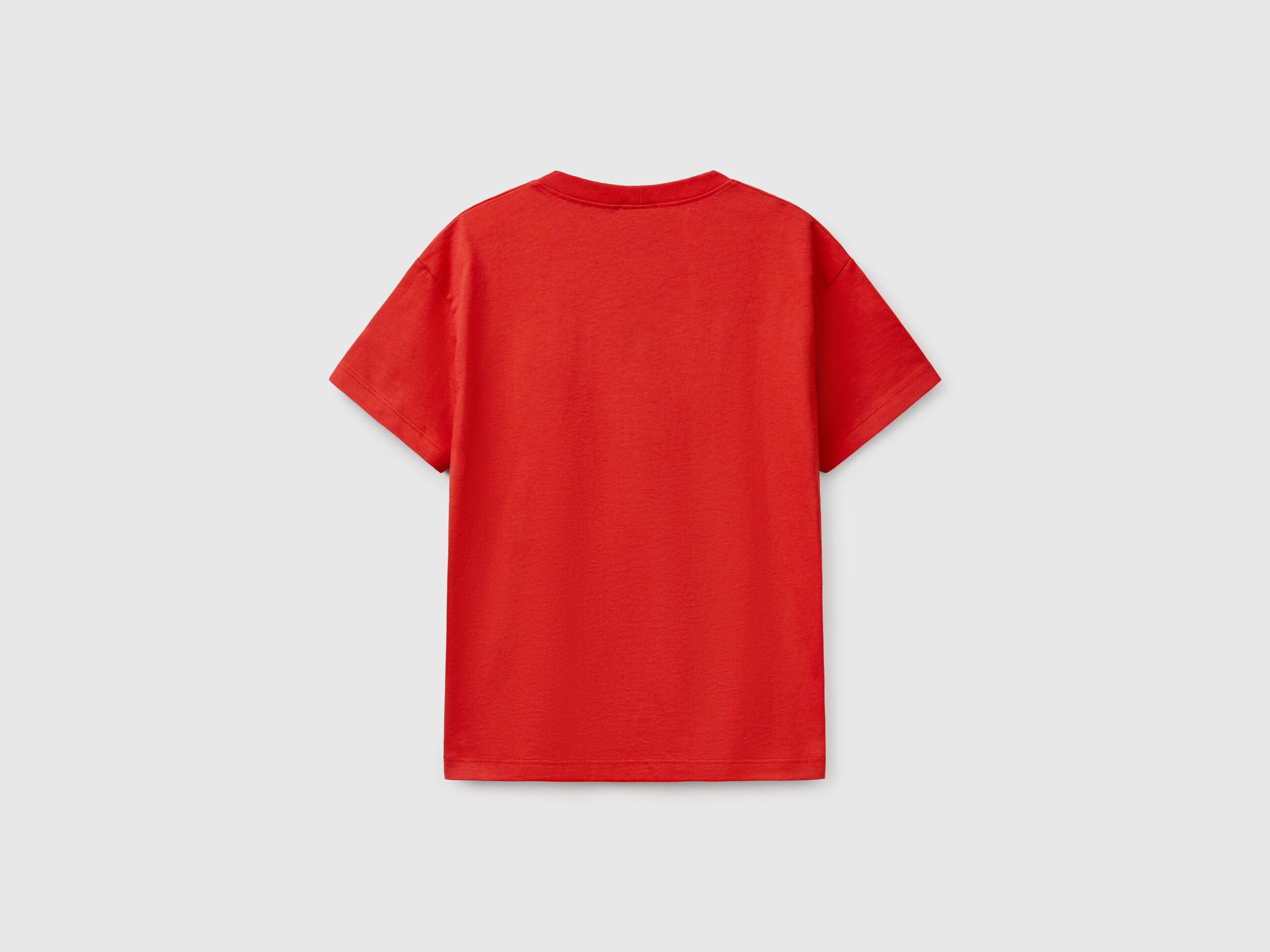 Benetton_Short Sleeve T-Shirt in 100% Cotton_3I1XC10N3_19Q_02