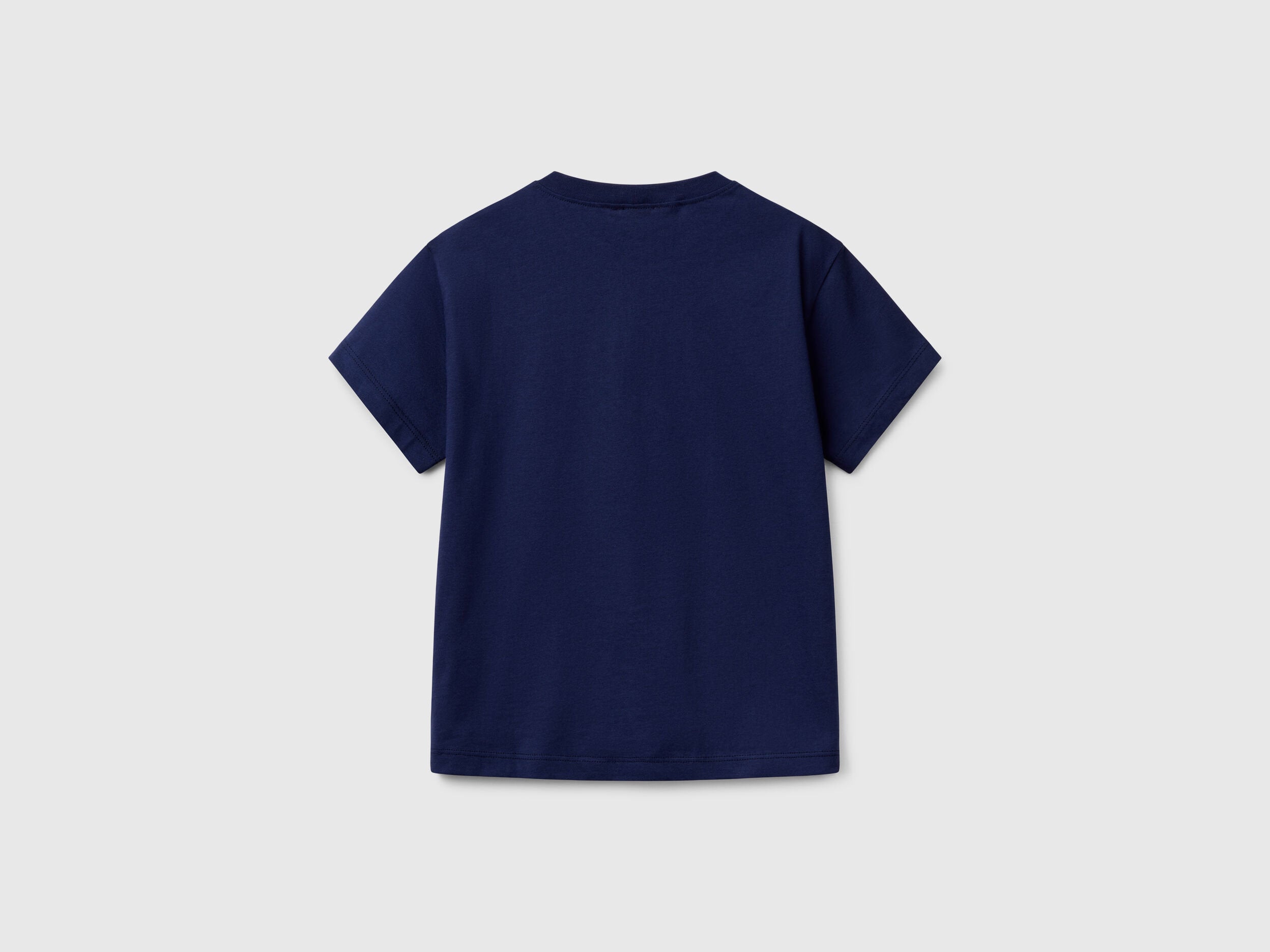 Benetton_Short Sleeve T-Shirt in 100% Cotton_3I1XC10N3_252_02