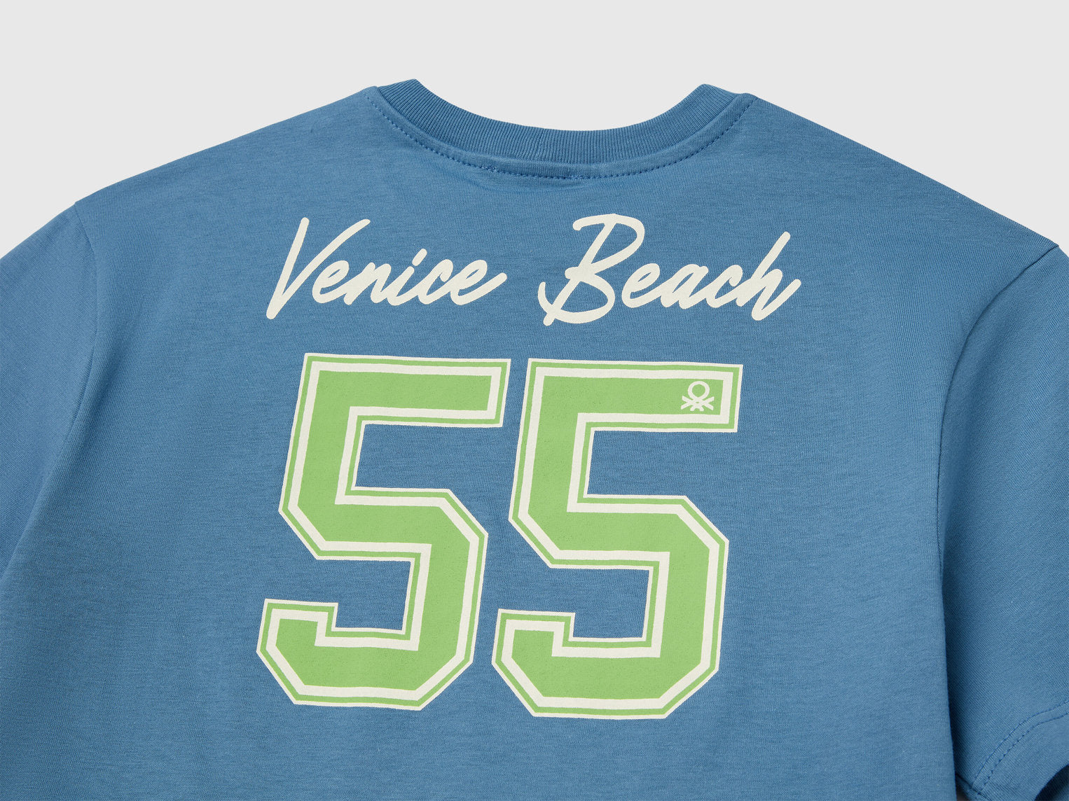 Benetton_Short Sleeve T-Shirt in Organic Cotton_3I1XC10O4_11W_03