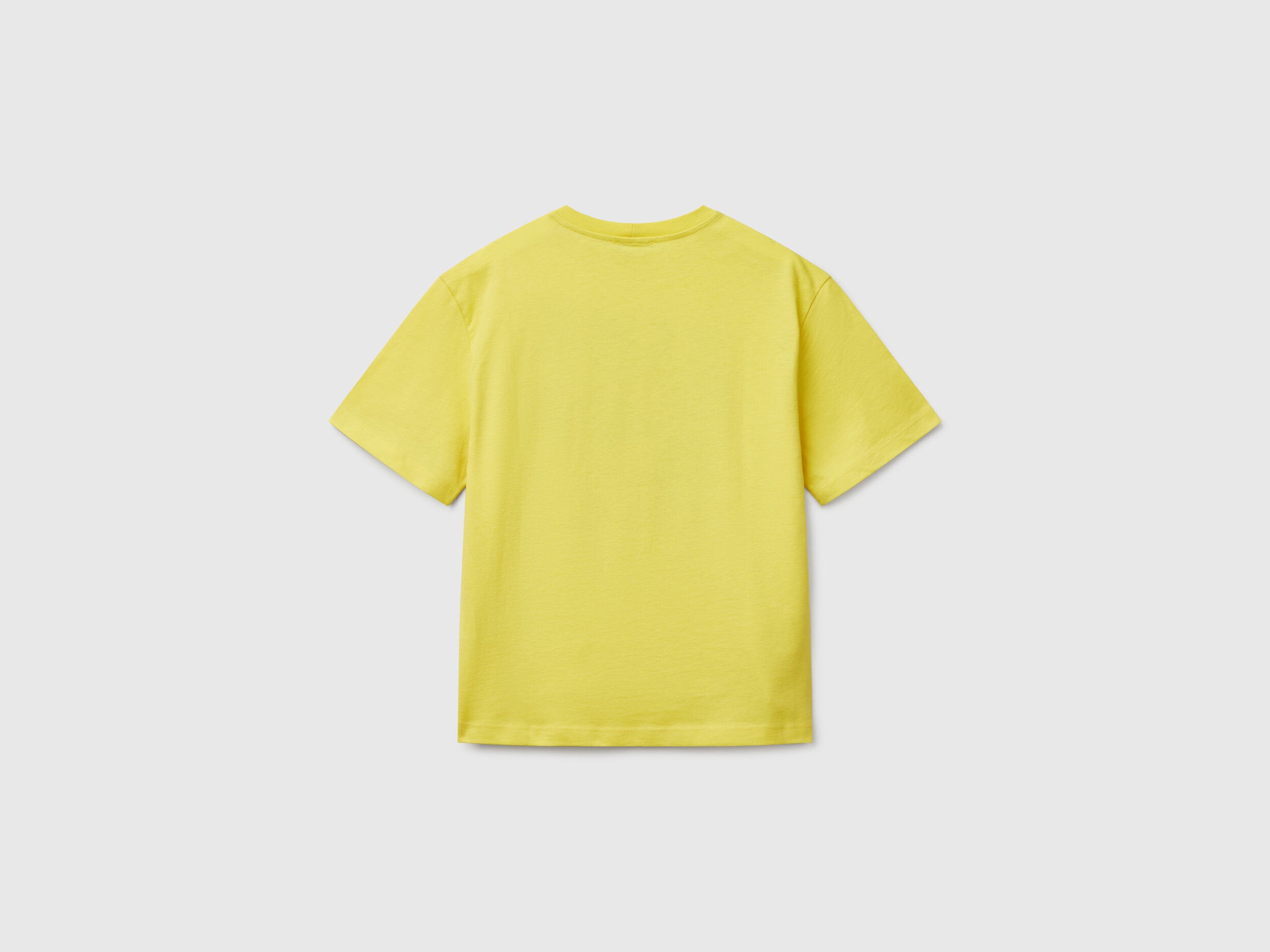Benetton_Short Sleeve T-Shirt in Organic Cotton_3I1XC10O4_1T1_02