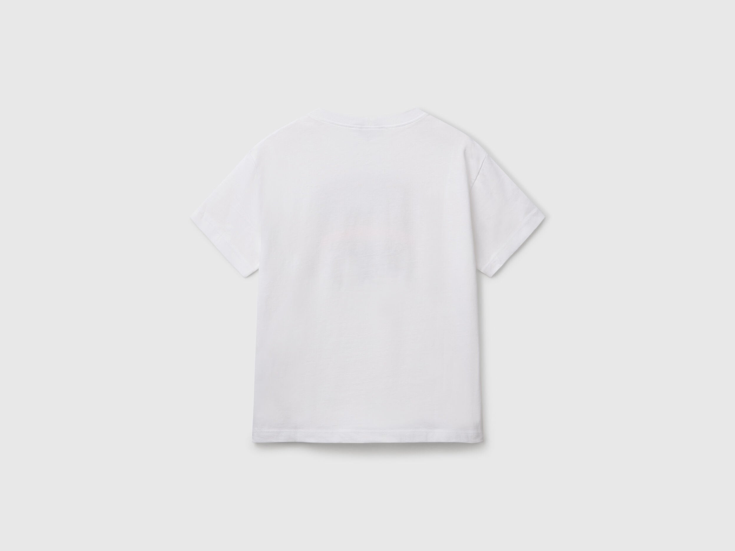 Benetton_T-Shirt with Logo_3I1XC10OO_101_02