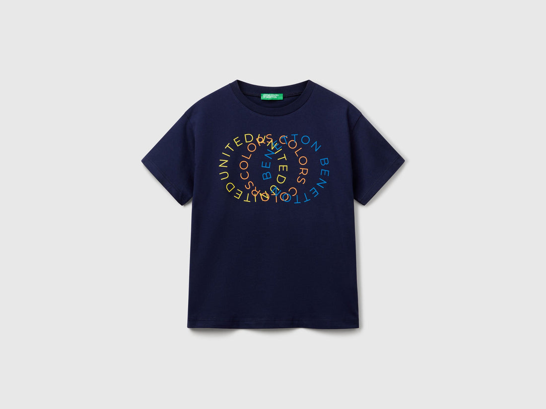Benetton_T-Shirt with Logo_3I1XC10OO_252_01