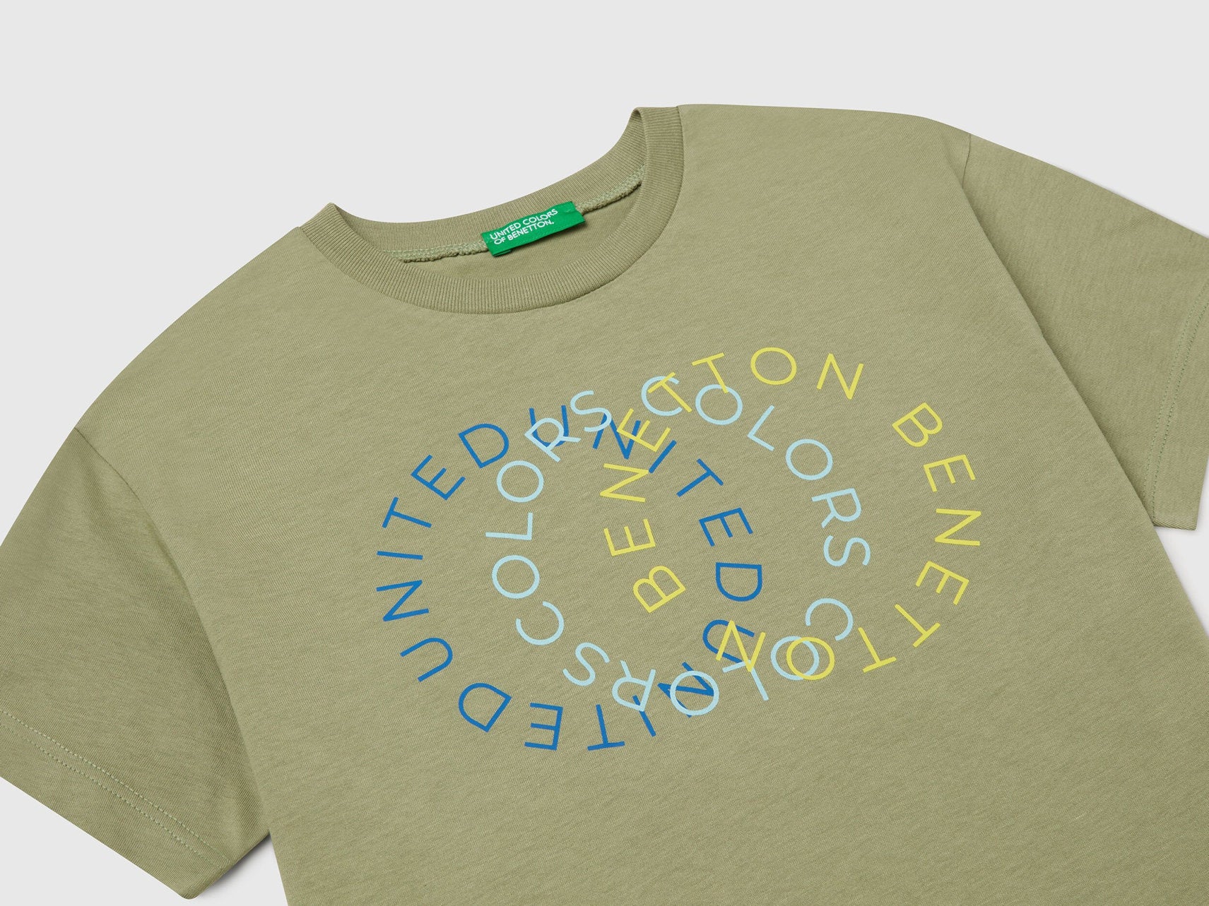 Benetton_T-Shirt with Logo_3I1XC10OO_26K_03