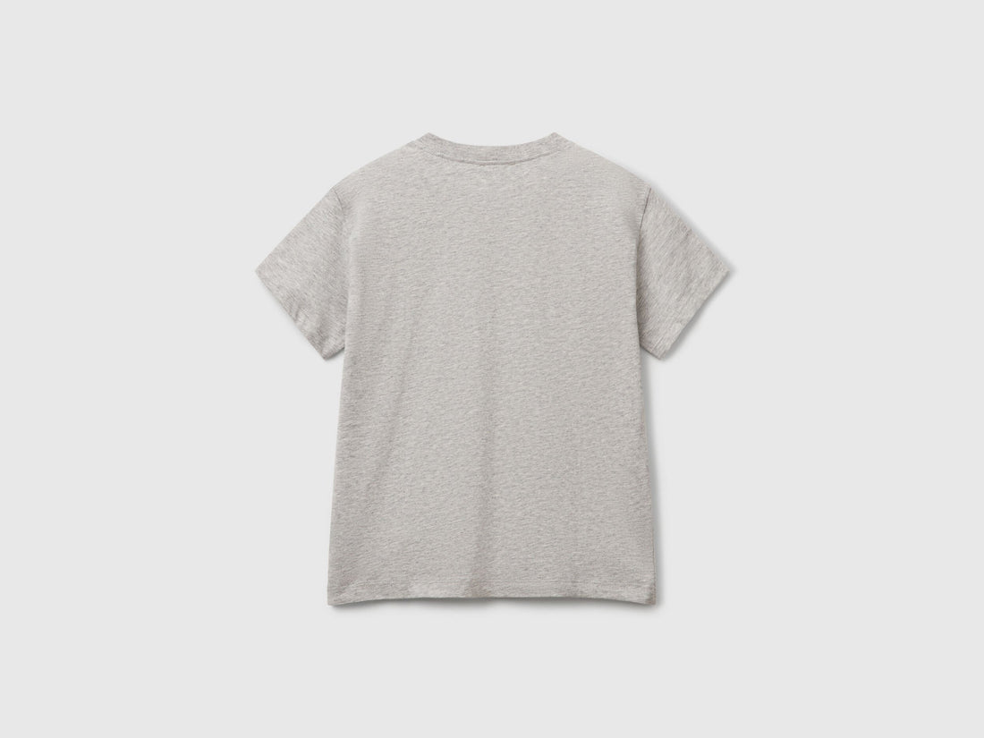 Benetton_T-Shirt with Logo_3I1XC10OO_501_02