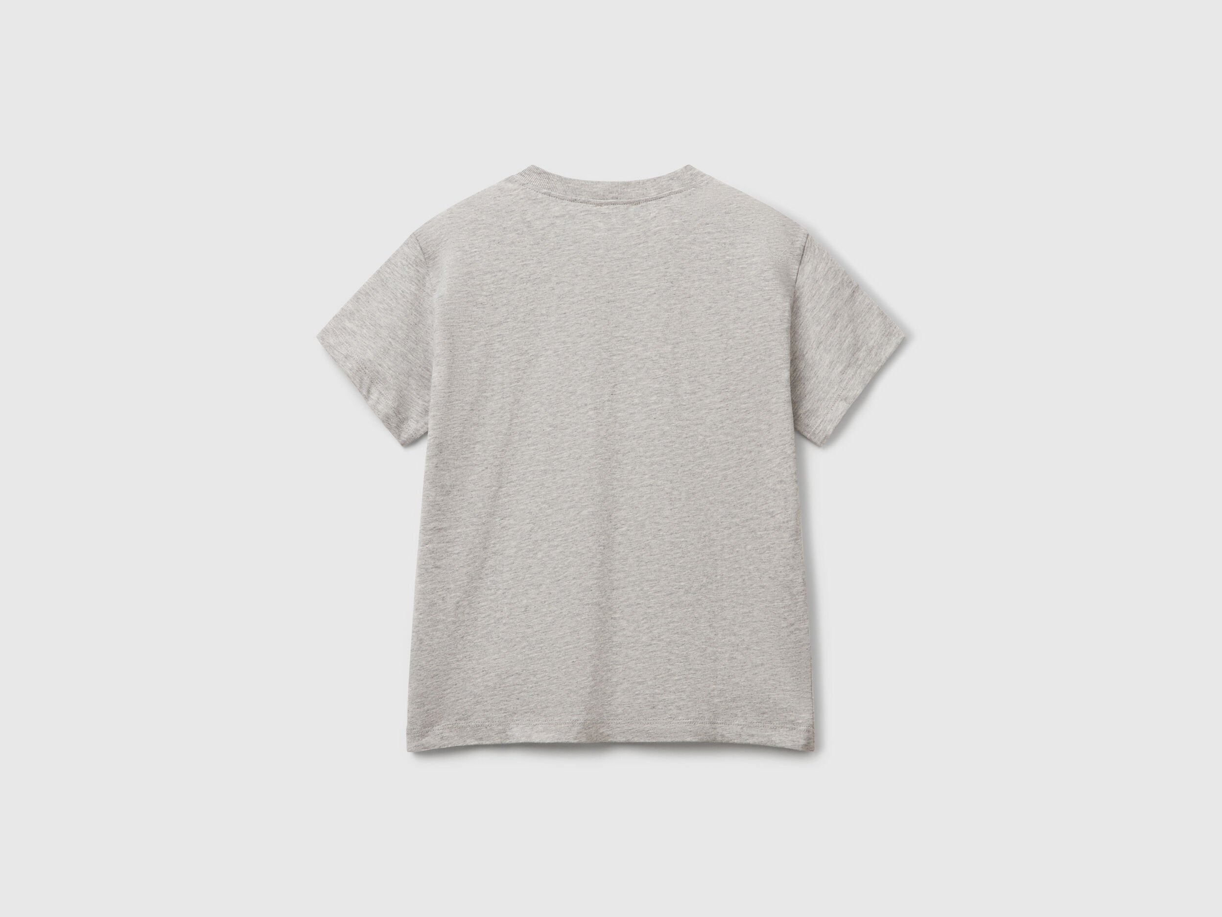 Benetton_T-Shirt with Logo_3I1XC10OO_501_02