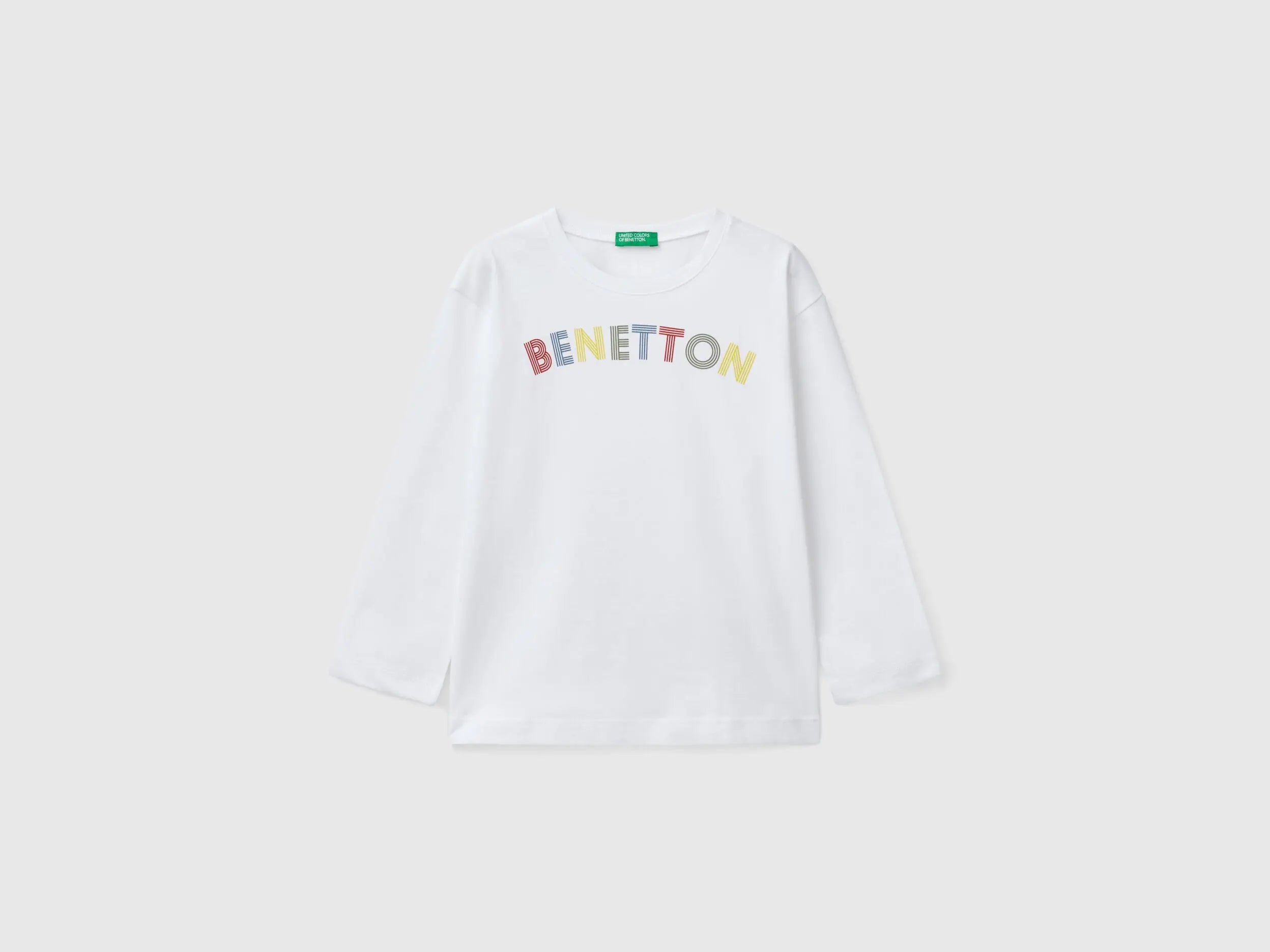 Benetton_Organic Cotton T-Shirt_3I1XG10HS_101_01