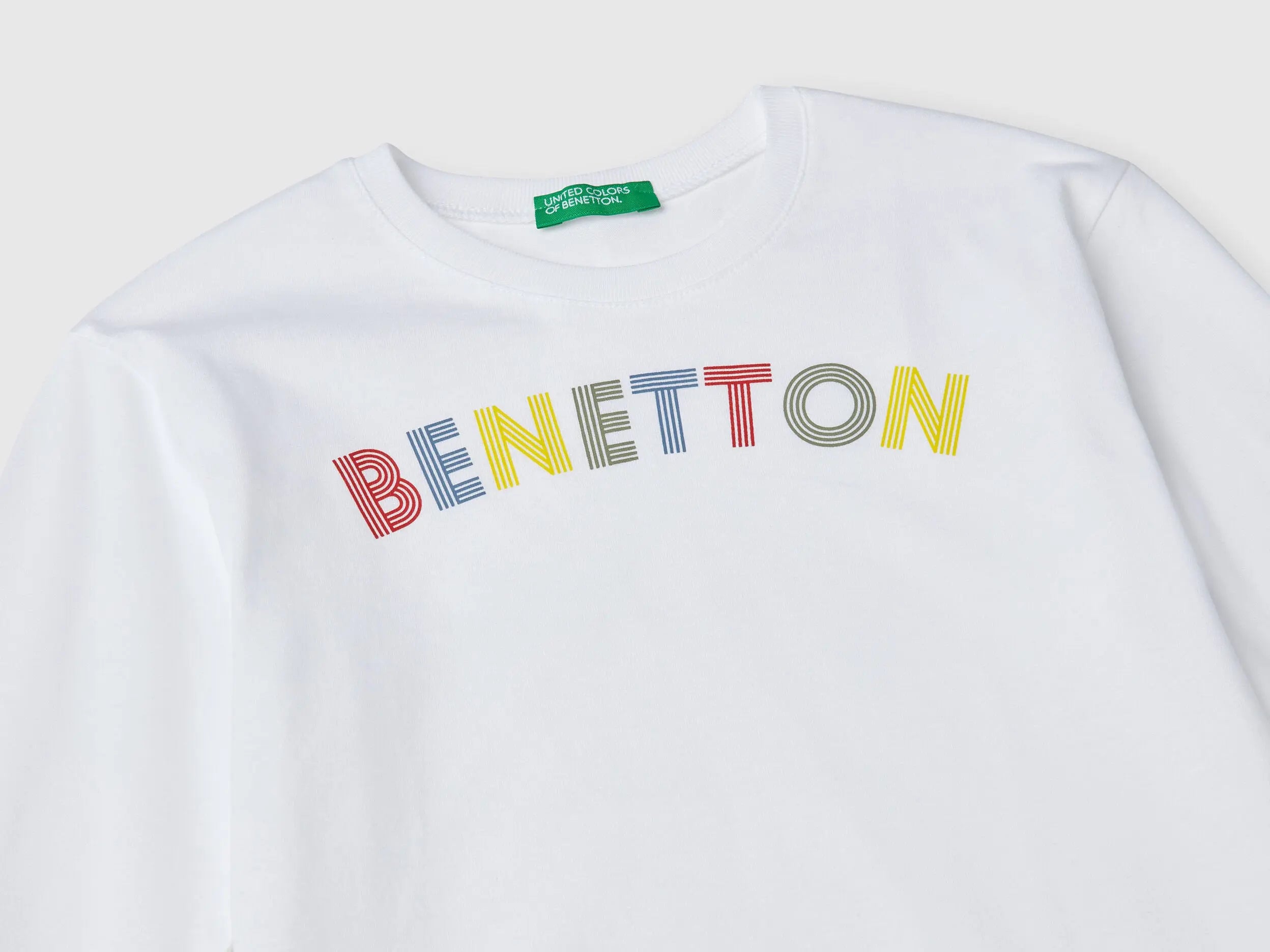 Benetton_Organic Cotton T-Shirt_3I1XG10HS_101_03