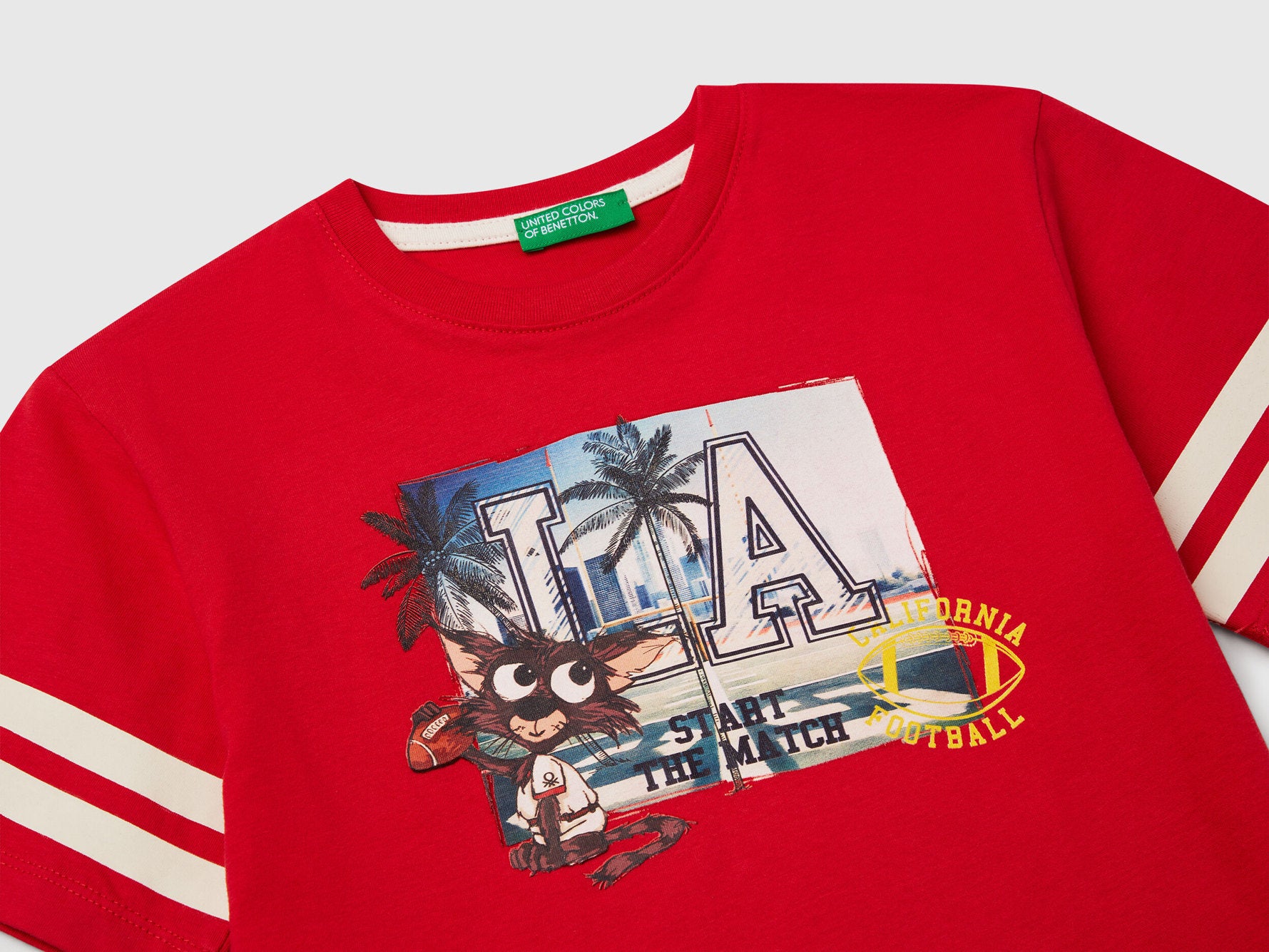 Benetton_Oversized Fit T-Shirt with Photographic Print_3I1XG10IM_19Q_03