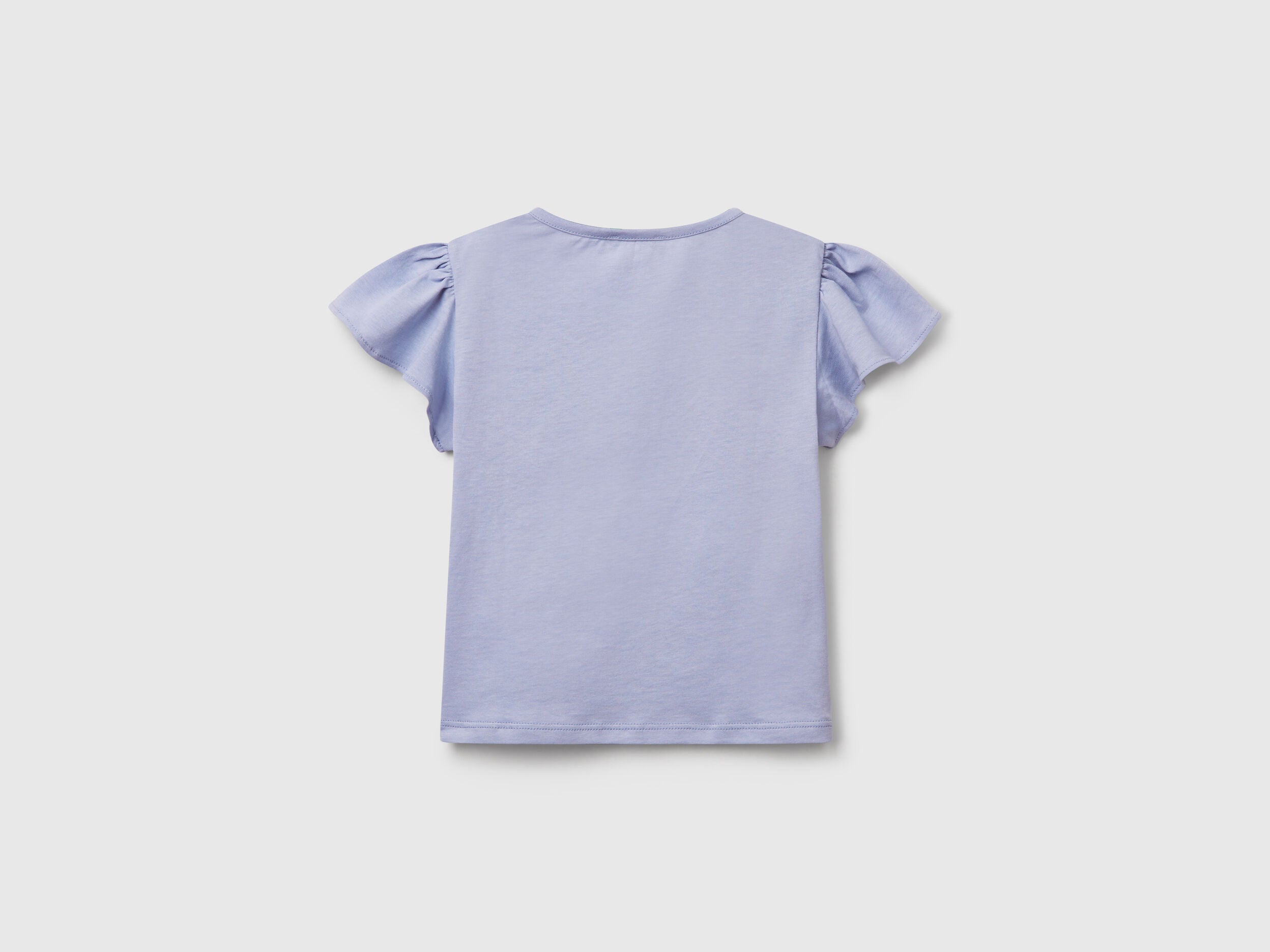 Benetton_T-Shirt with Print and Embroidery_3I1XG10IU_2M2_02