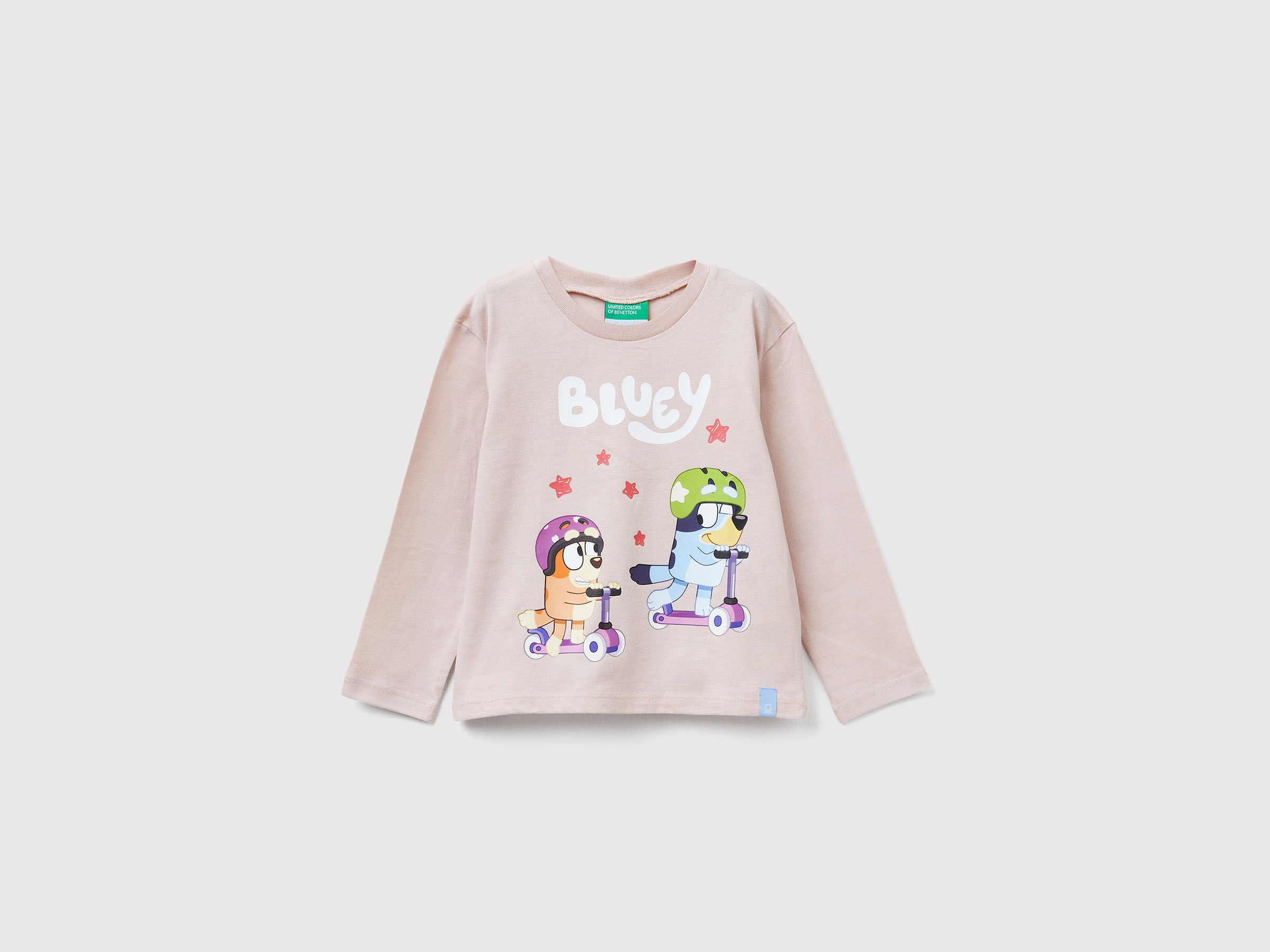 Benetton_Soft Pink_T-Shirt with Bluey ©Ludo Studio Print_3I1XG10KI_12U_01
