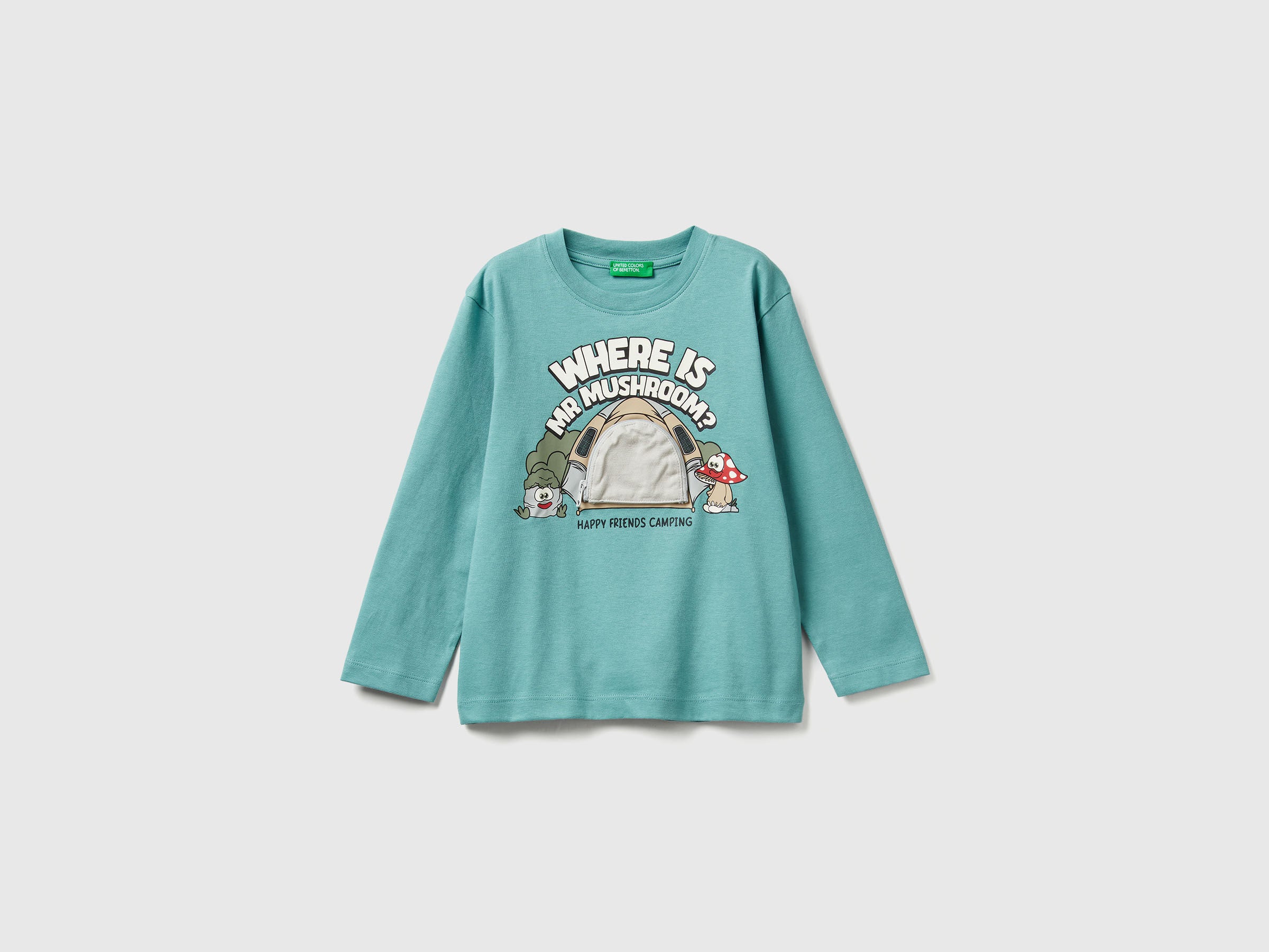 Benetton_Sky Blue_T-Shirt with Shark Print and Applique_3I1XG10KQ_33K_01