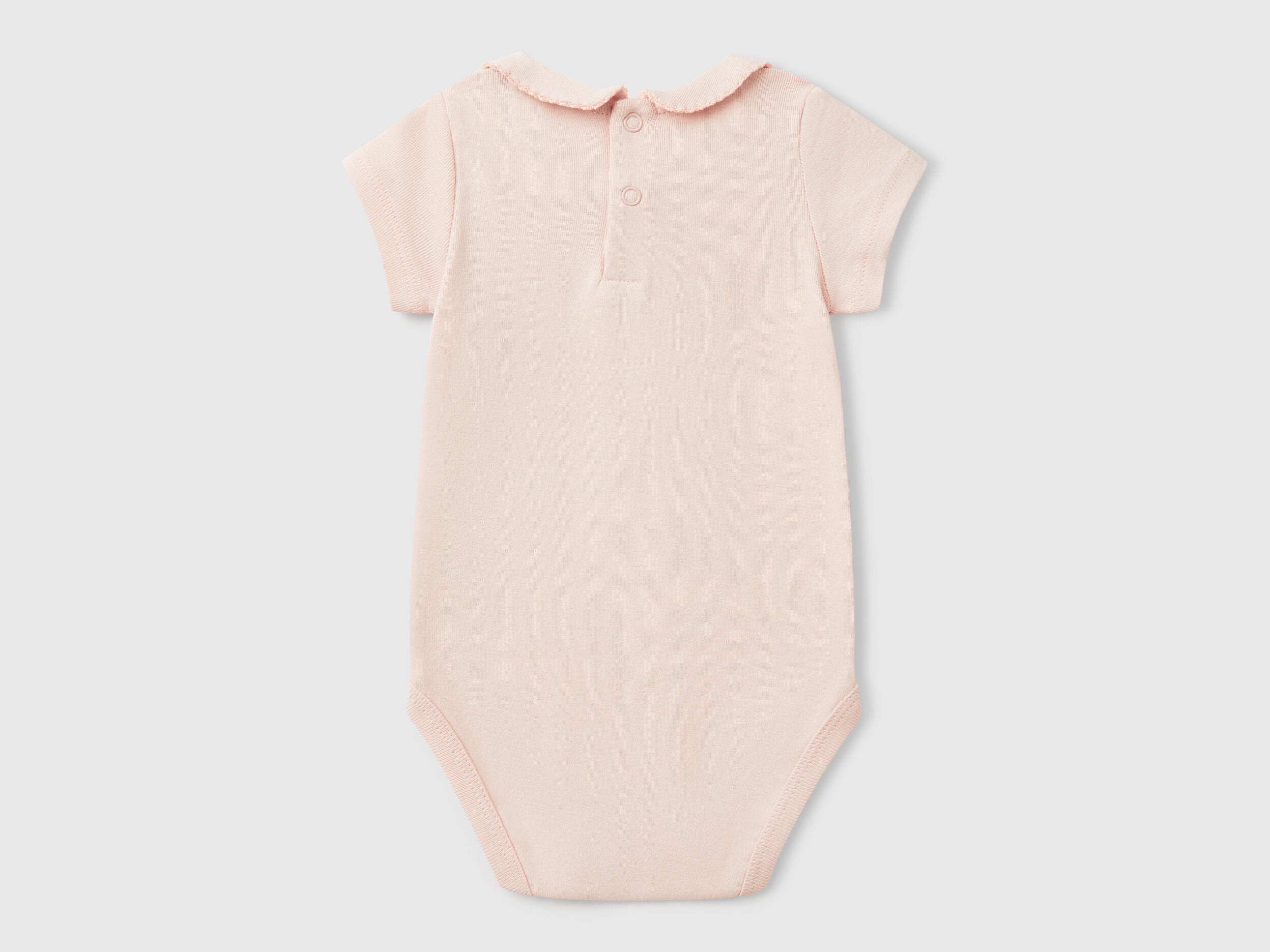 Benetton_Bodysuit with Cotton Collar_3I9WAB00Q_08Q_02