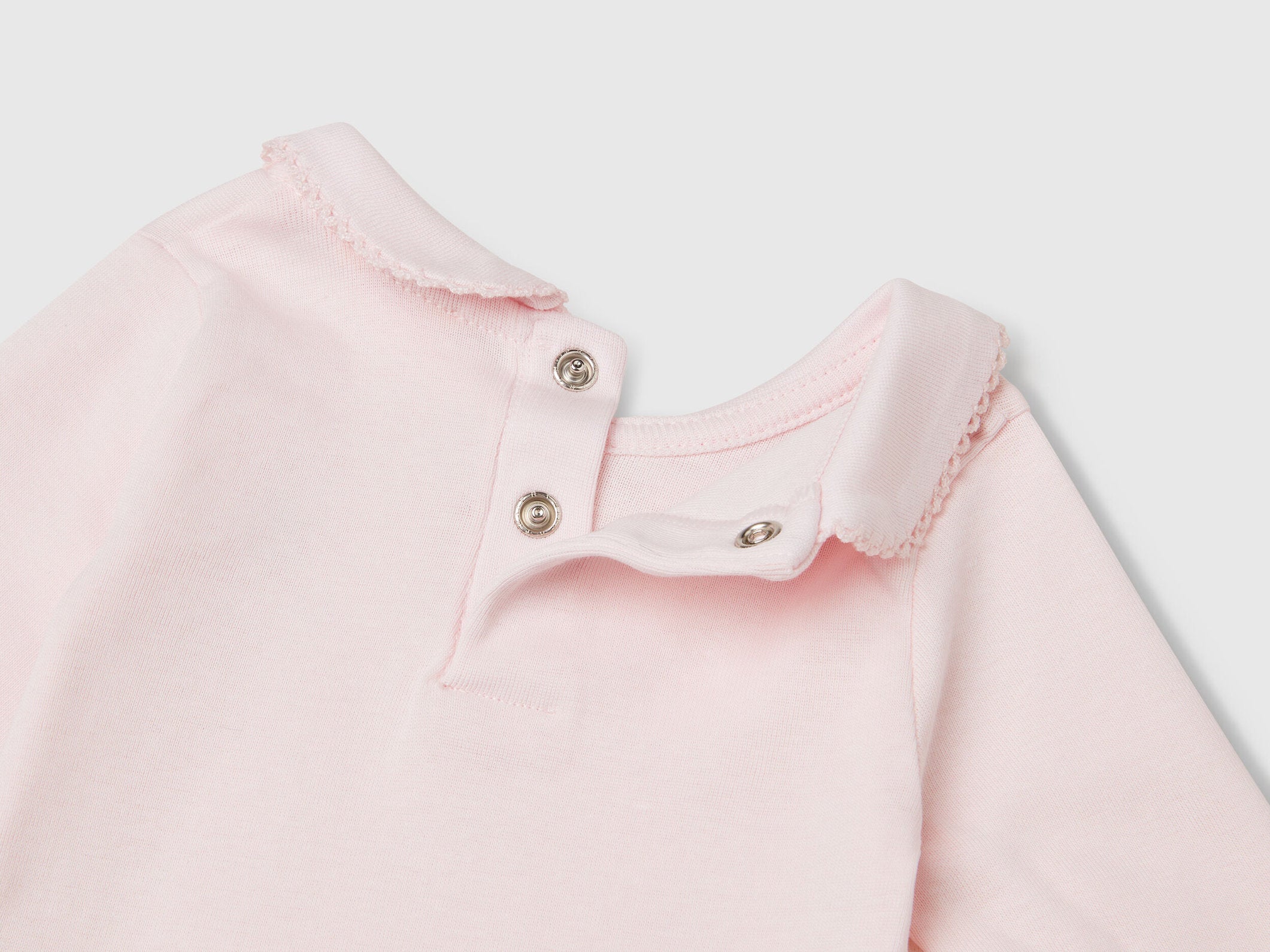 Beneton_Bodysuit with Collar in Cotton_3I9WAB00R_00H_03