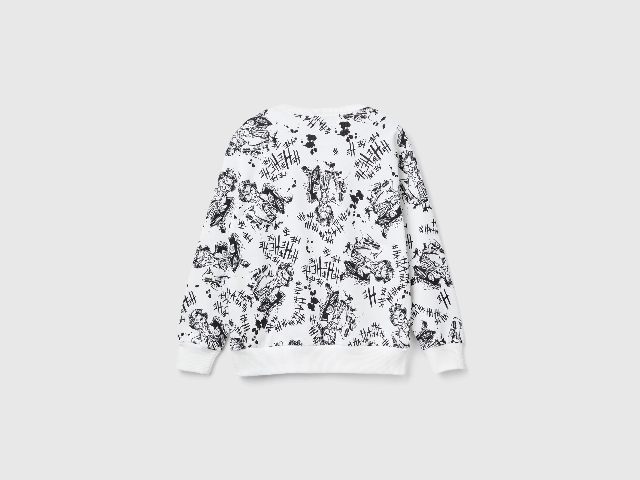 ©&ª Dc Comics Joker Sweatshirt in Organic Cotton_3IIMC10MH_79G_02