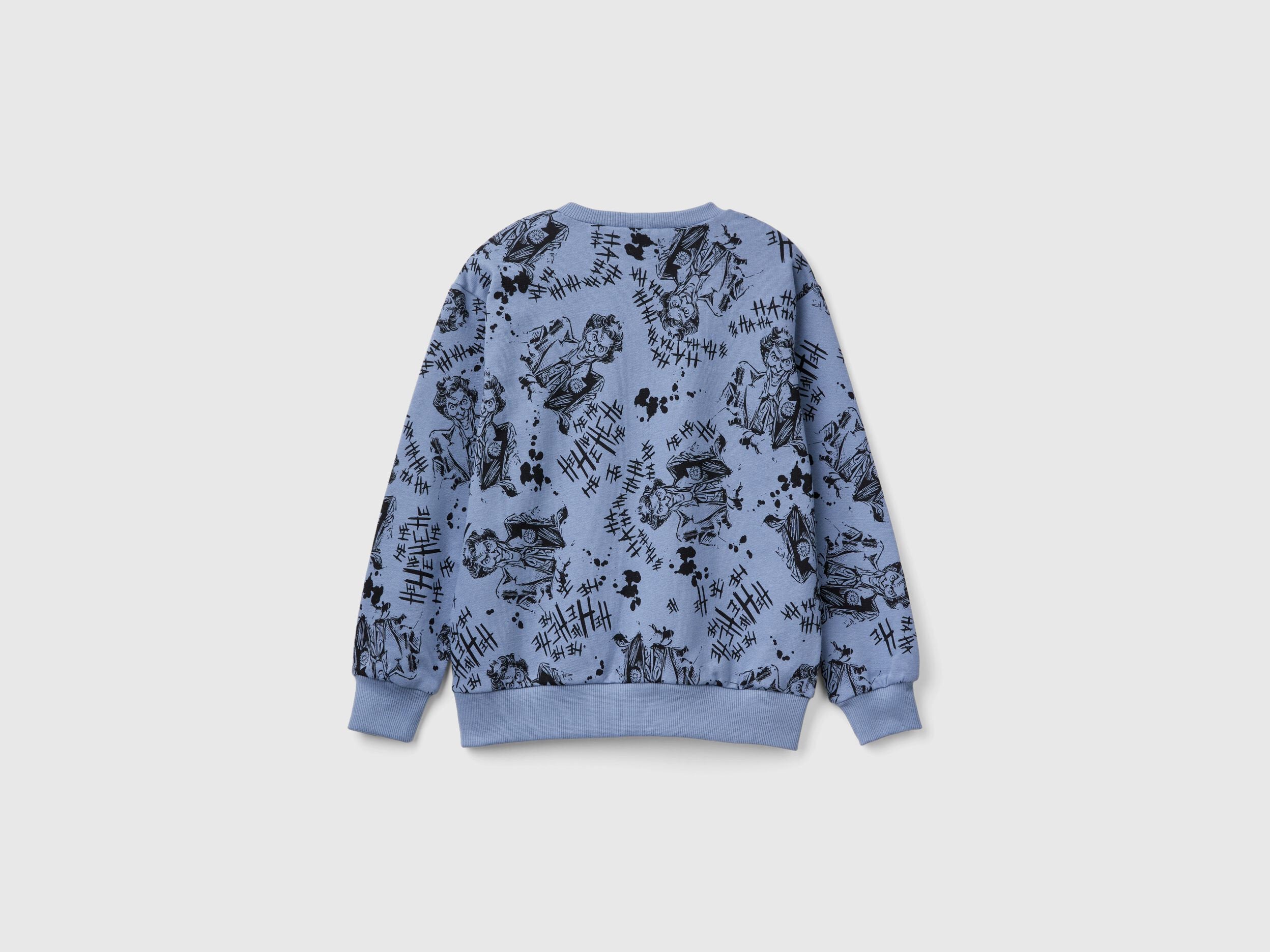 ©&ª Dc Comics Joker Sweatshirt in Organic Cotton_3IIMC10MH_79H_02