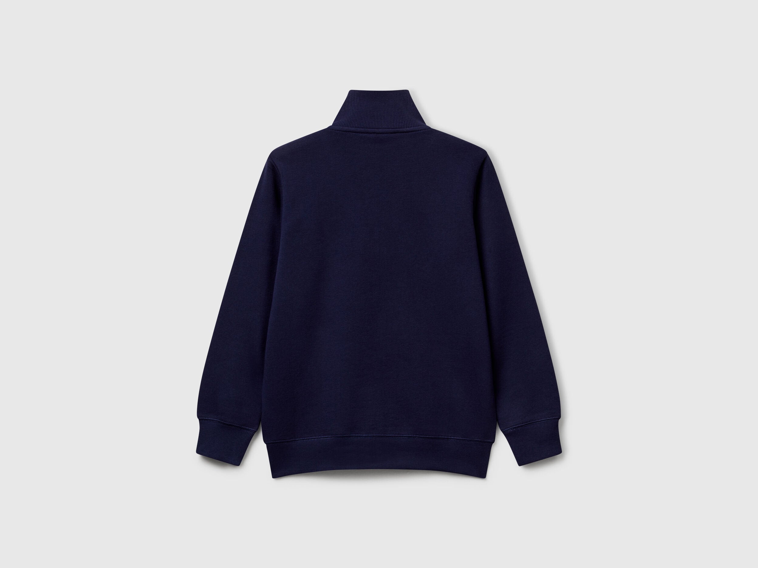 Beneton_Pure Cotton Sweatshirt with Zipper_3J68C501B_252_02