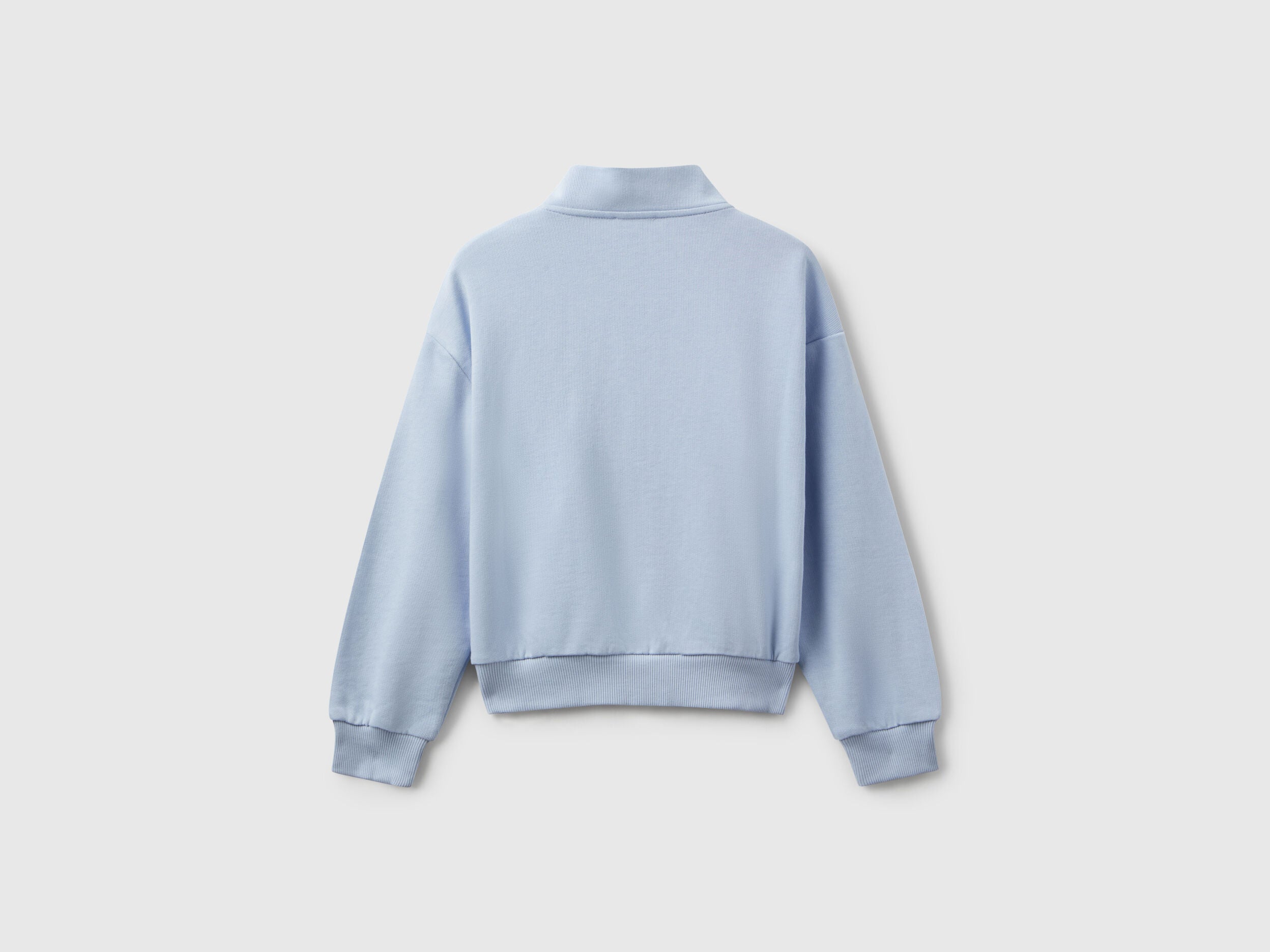 Benetton_Blue_Zip-Up Sweatshirt with Print_3J68C505D_11Y_02