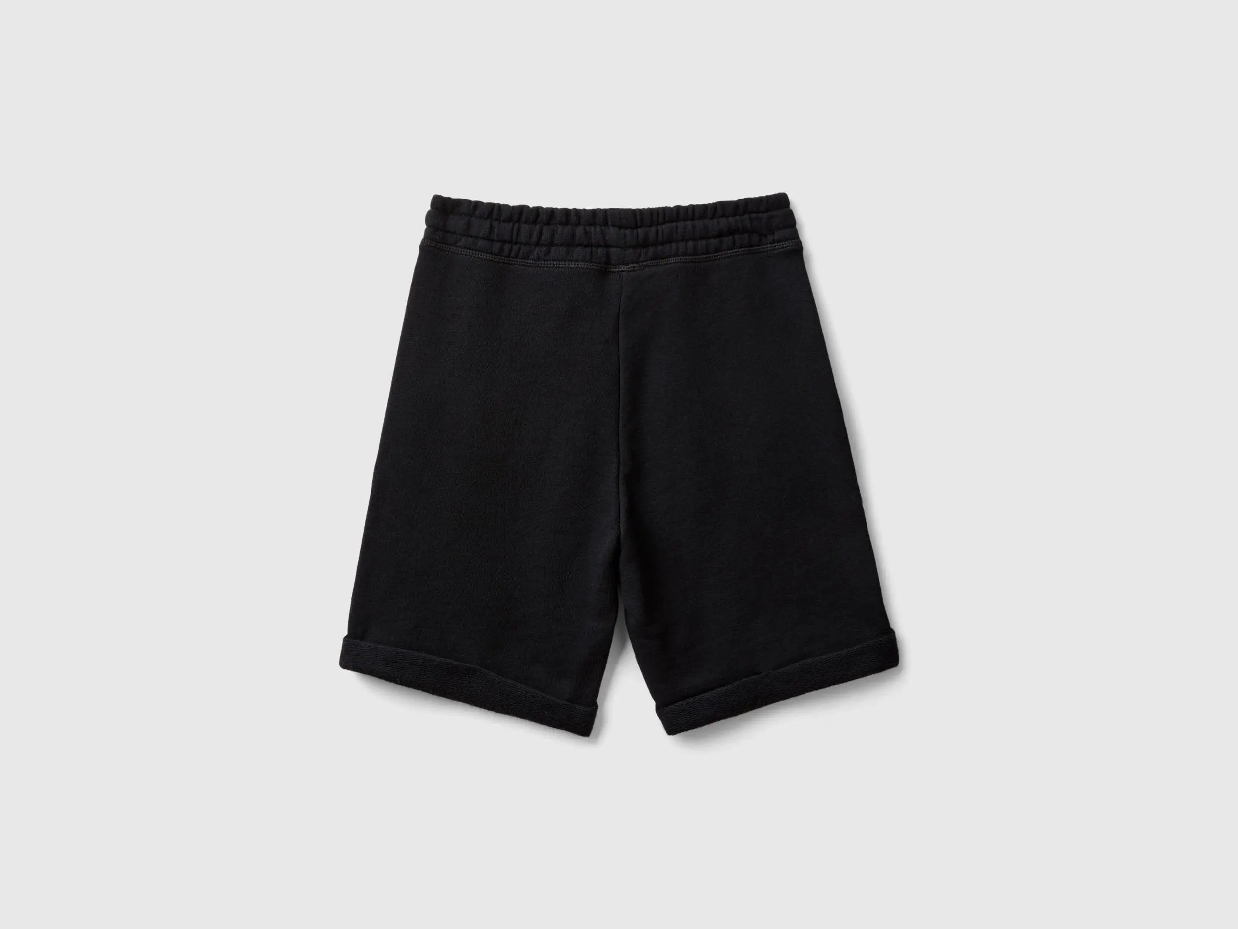 Benetton_Bermudas in Pure Cotton Sweat_3J68C901G_100_02