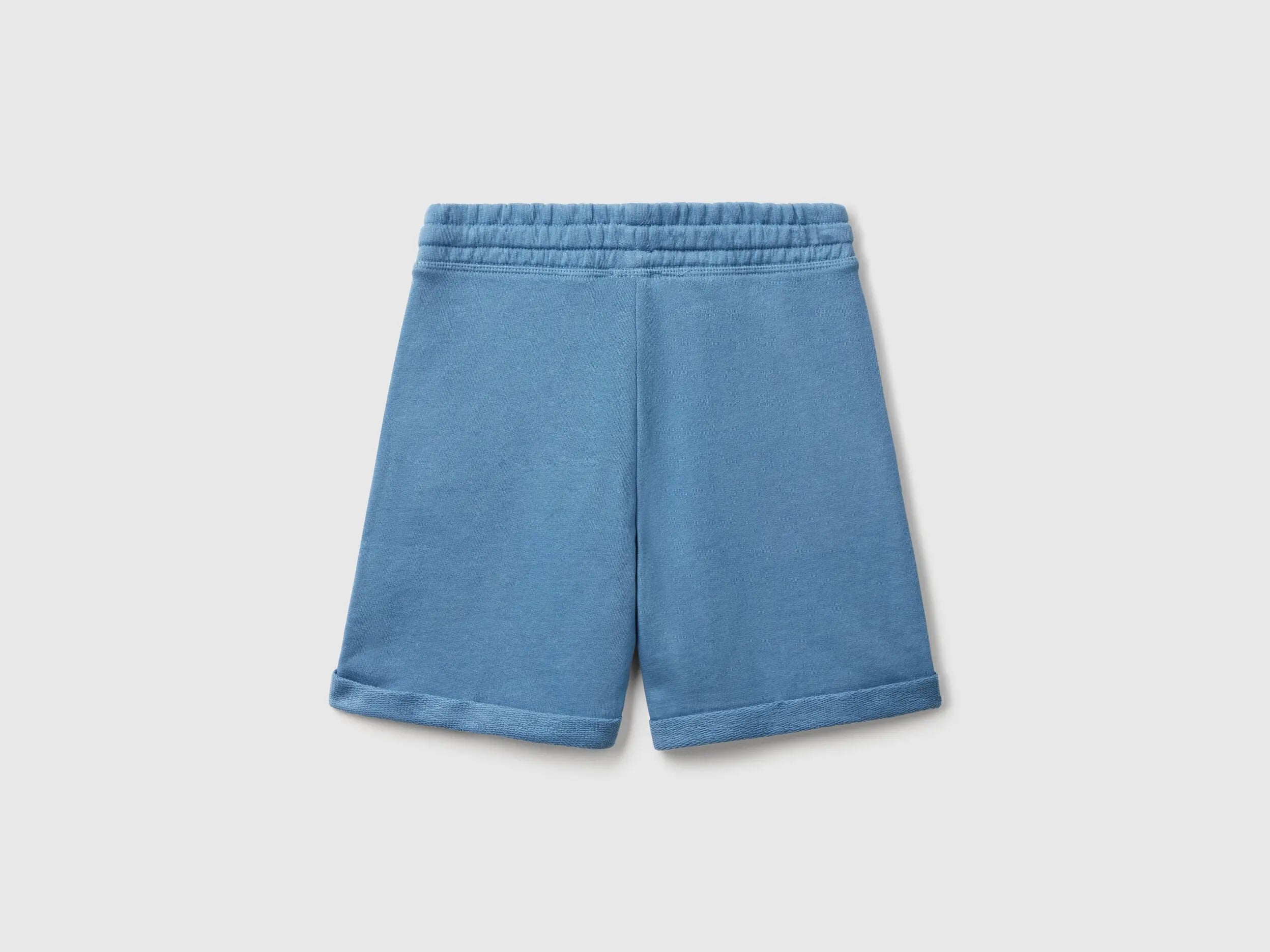 Benetton_Bermuda Shorts in Pure Cotton Fleece_3J68C901G_11W_02