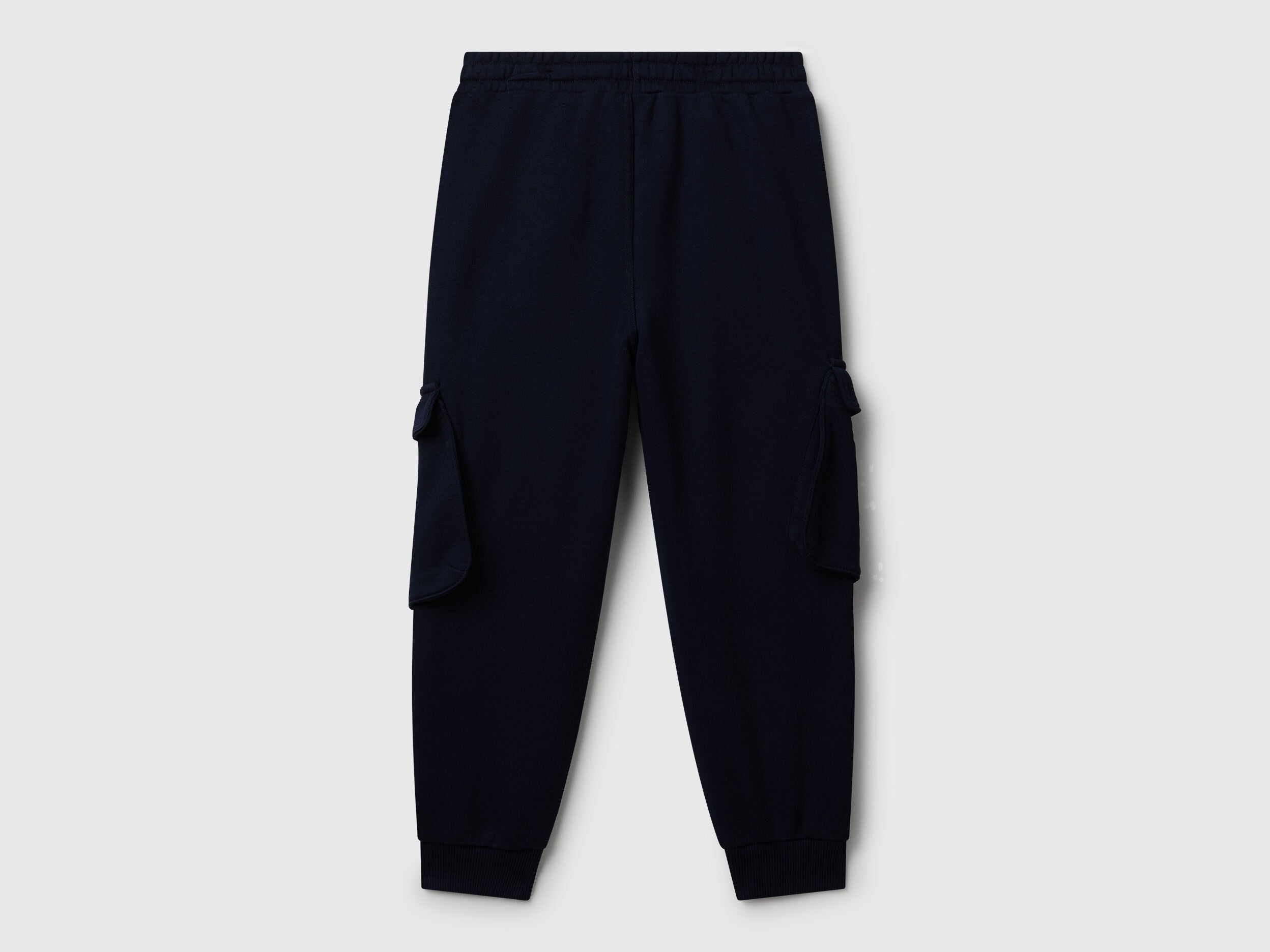 Benetton_Dark Blue_Sweat Fabric Cargo Joggers_3J68CF06I_016_02