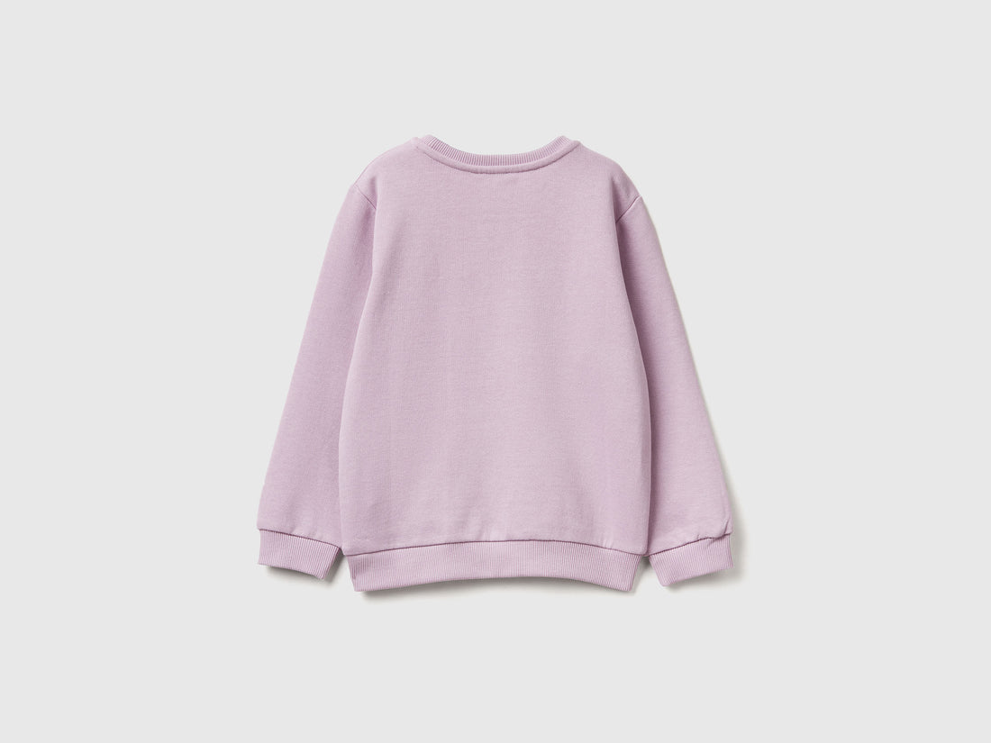 Benetton_Lavender_Sweatshirt with Petal Look Applique_3J68G10K3_0W1_02