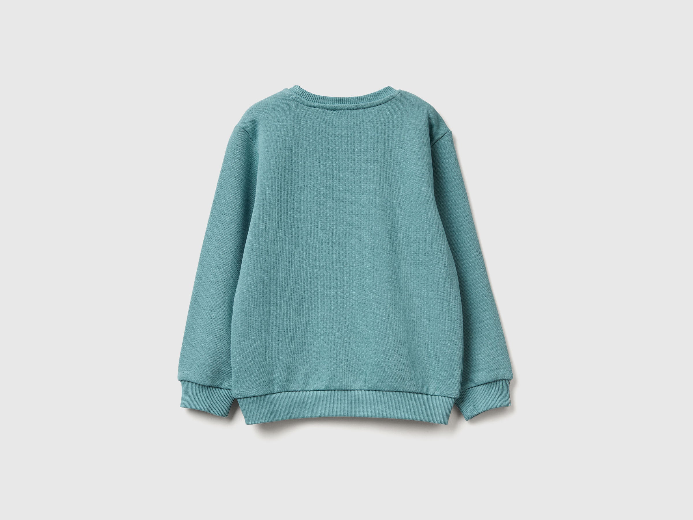 Benetton_Sky Blue_Sweatshirt with Petal Look Applique_3J68G10K3_33K_02