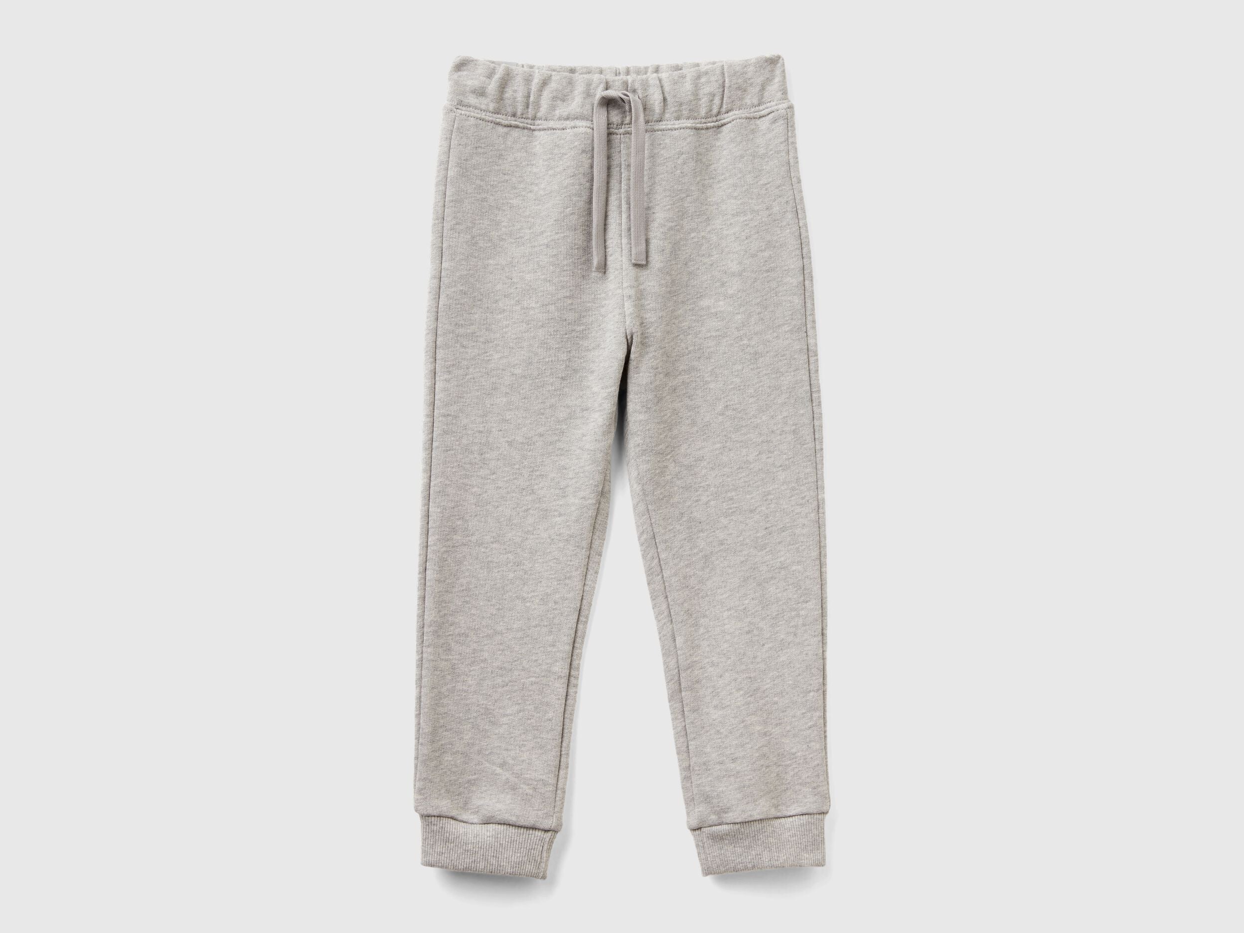 Benetton_Grey_Regular Fit Sweat Joggers_3J68GF027_501_01