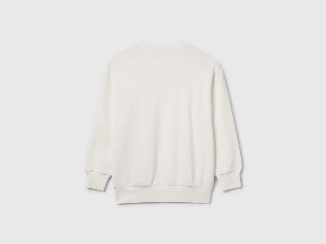Benetton_Creamy White_©Peanuts Sweatshirt in Cotton_3J70C10R4_074_02