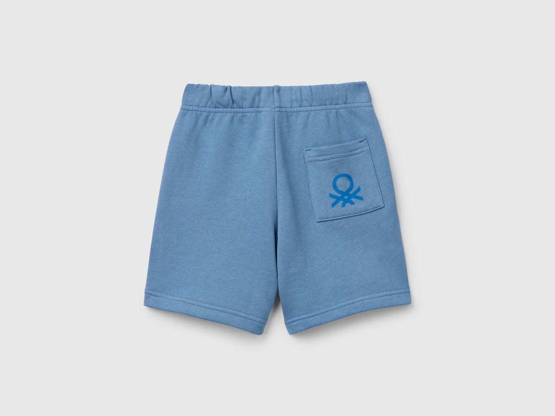 Benetton_Bermuda Shorts in Cotton Fleece_3J70G900P_11W_02