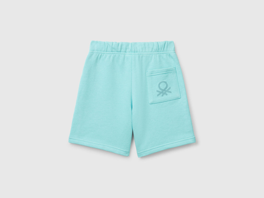 Benetton_Bermuda Shorts in Cotton Fleece_3J70G900P_18T_02